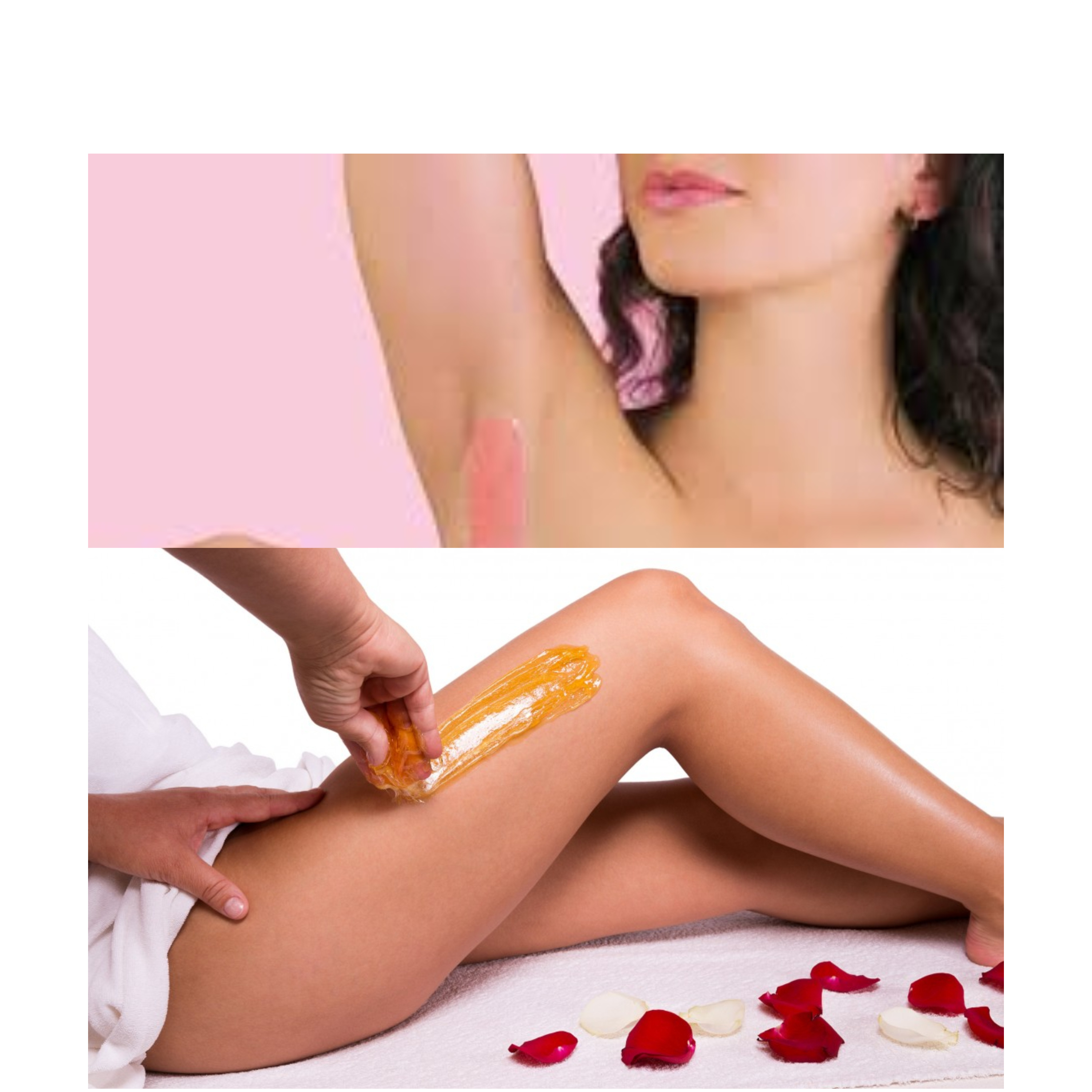 Epilation à la cire - Jambes complètes + Aisselles