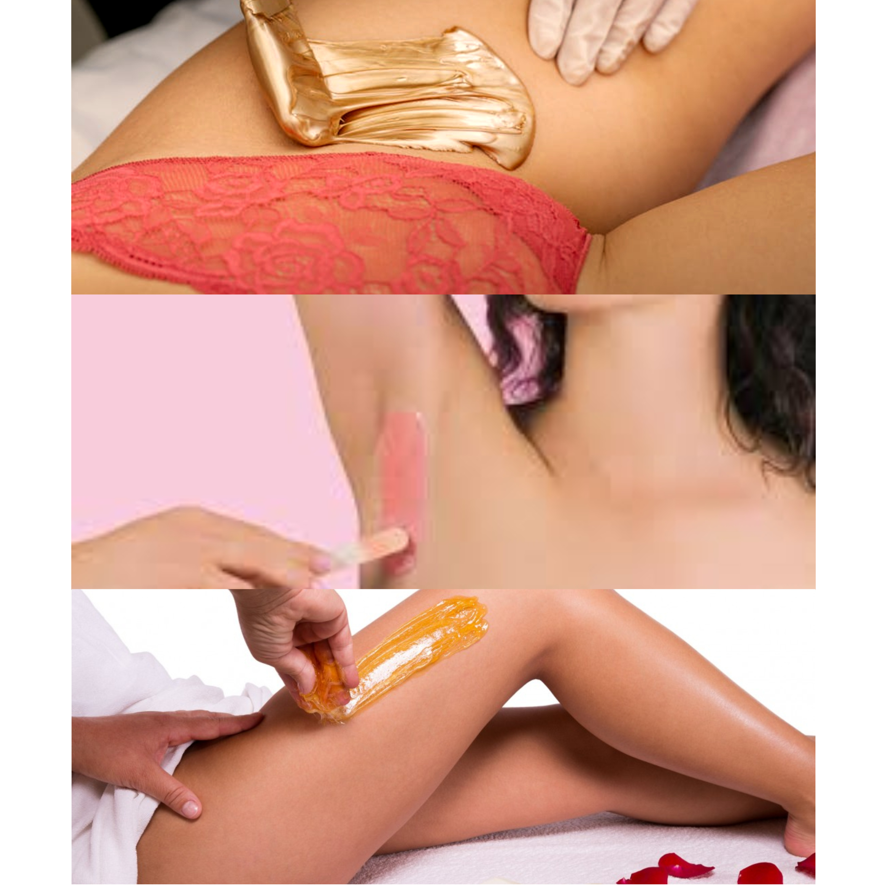 Epilation à la cire - Aisselles + Maillot classique + Jambes complètes