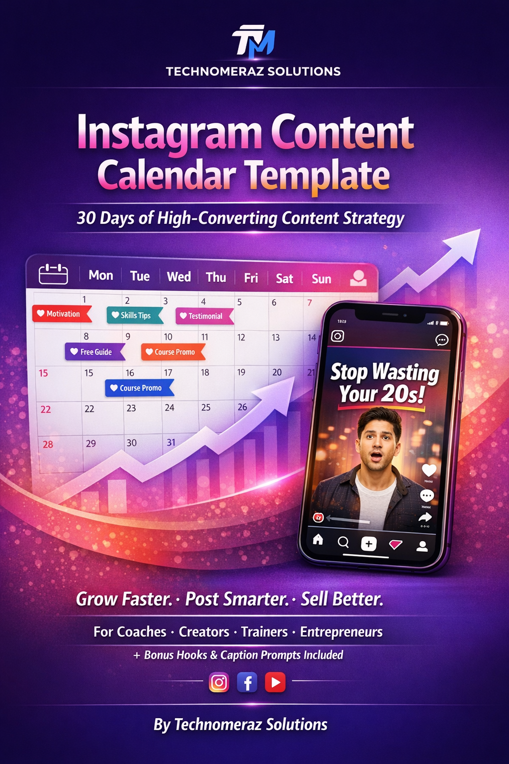 Instagram Content Calendar Template