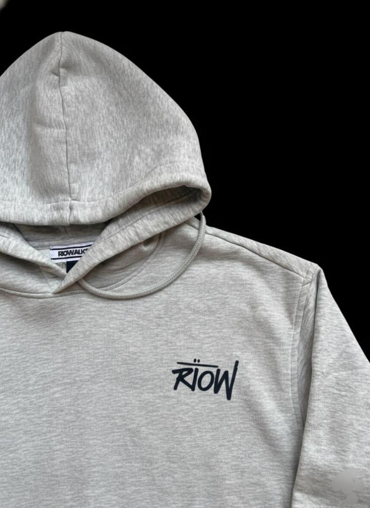 Rio Walks 27 Hoodie (Light Grey Marl)