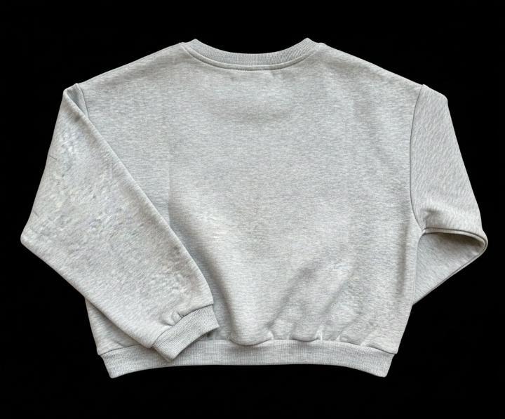 RioW Women's Scuba Varsity Zip-Sweatshirt (Light Grey Marl)