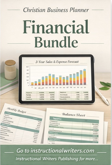 The Christian Business Planner Excel Workbook: Financial Bundle
