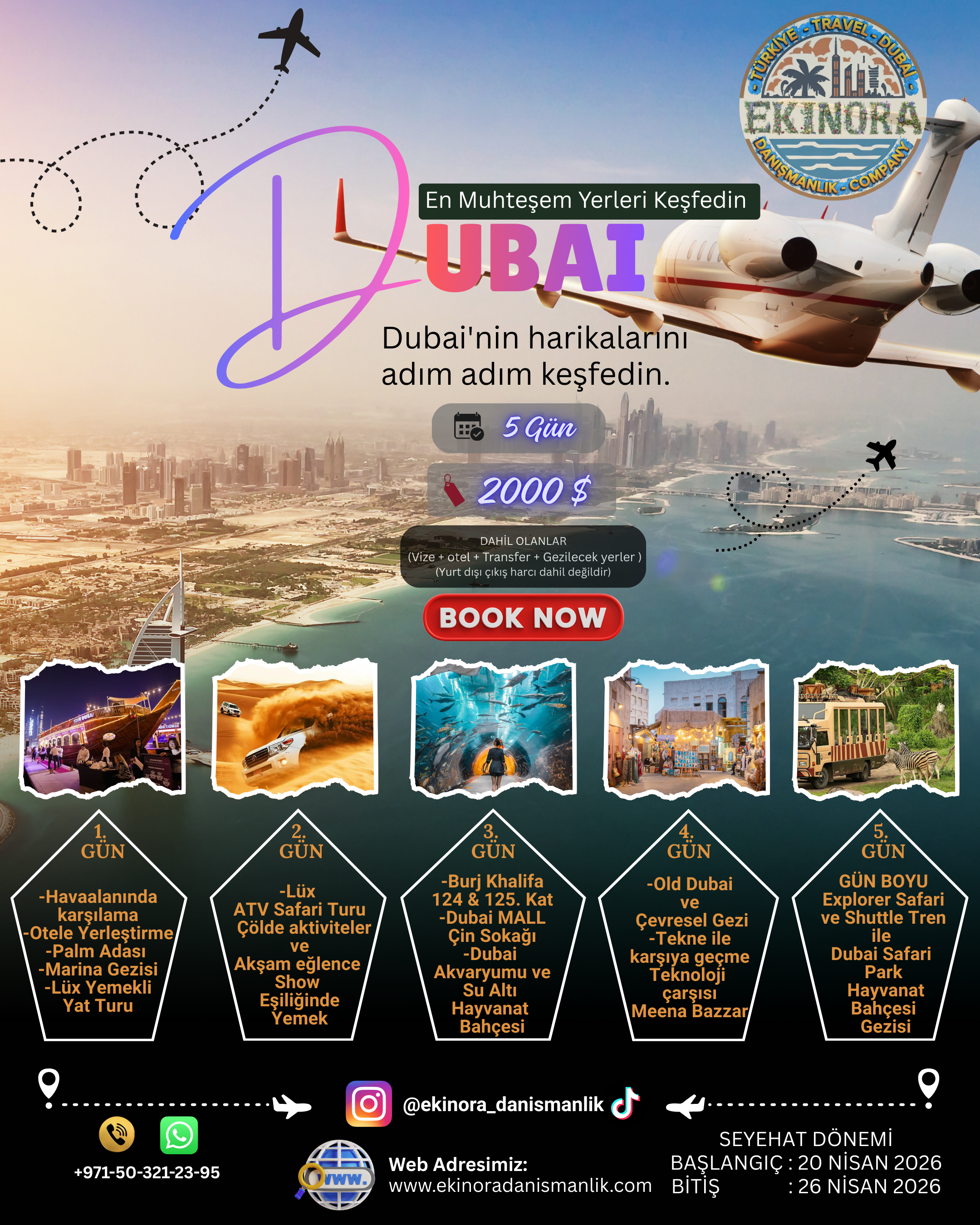 Dubai Gezi 2 kişilik