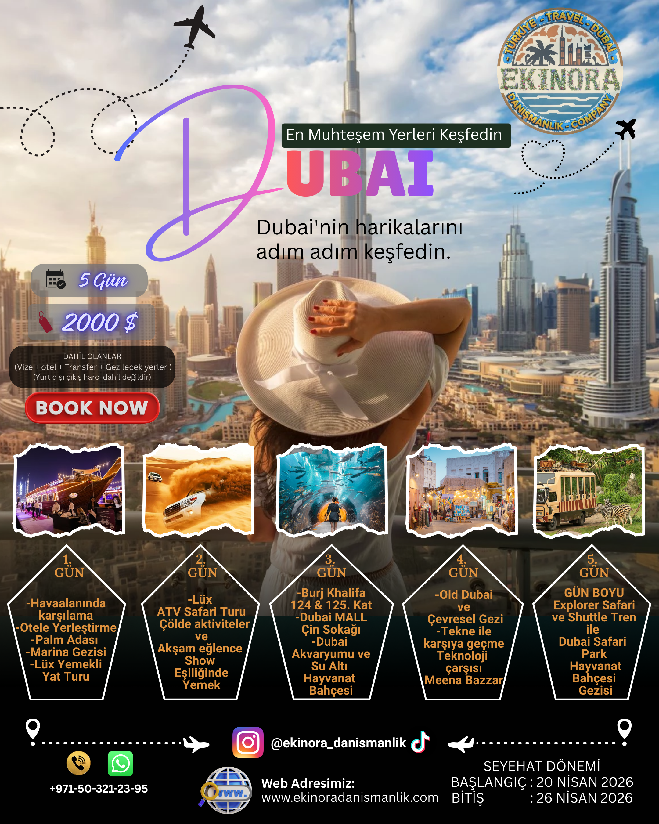 Dubaide Turizm Tek kişilik