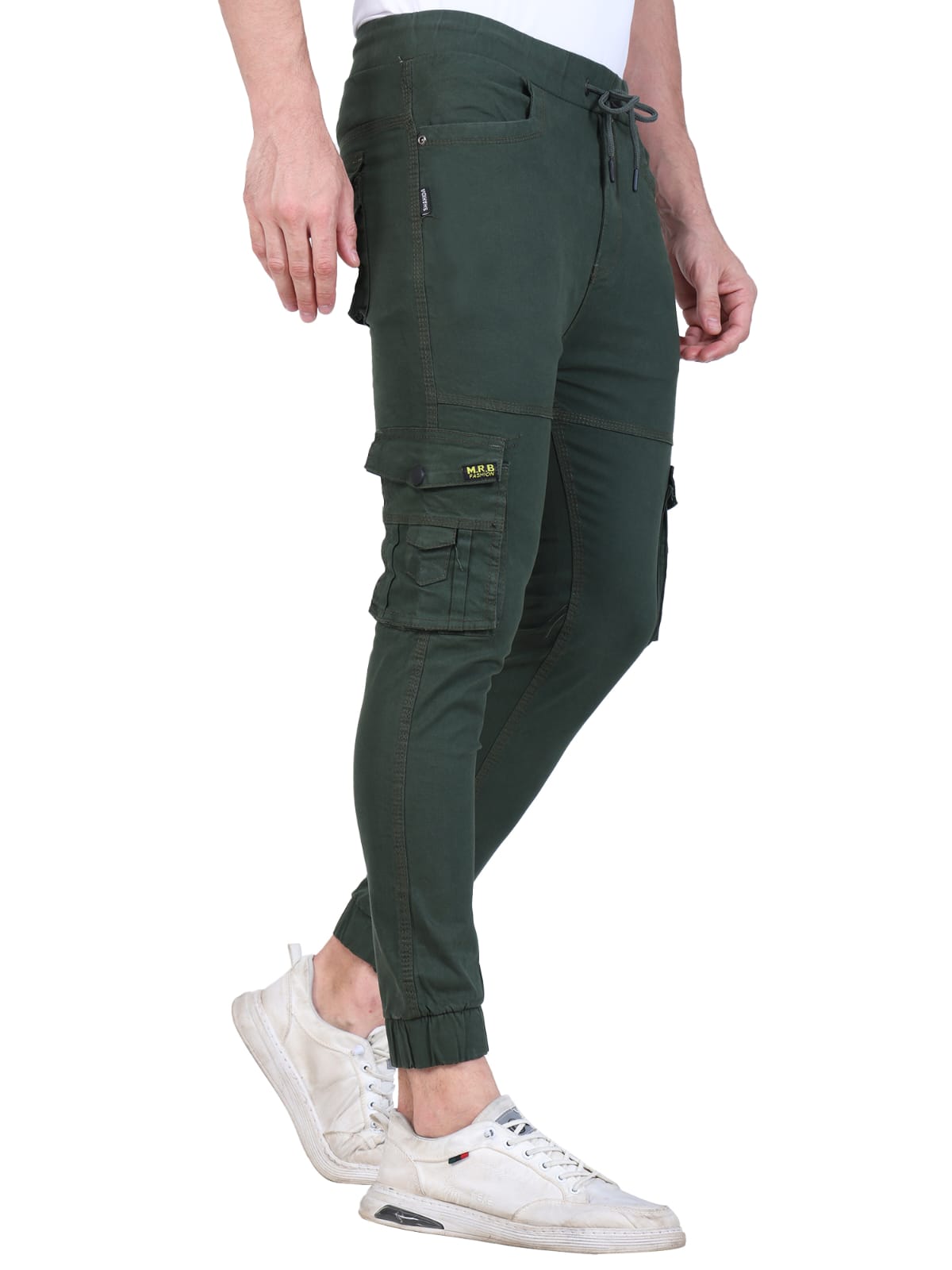 Men's Olive Cargo Joggers