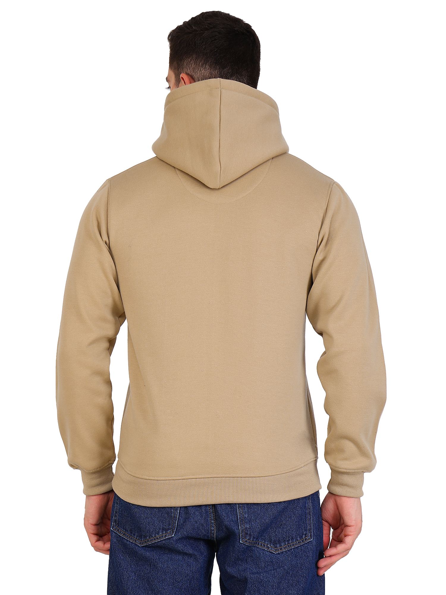 Beige Pullover Hoodie