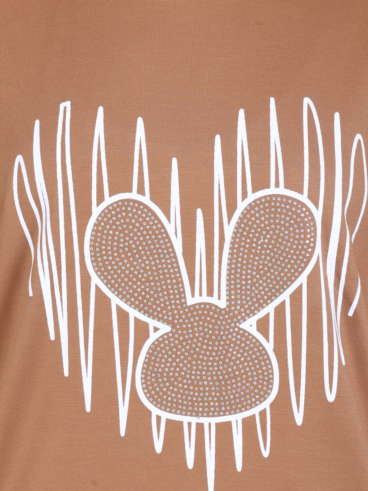 Brown Graphic Oversized T-Shirt