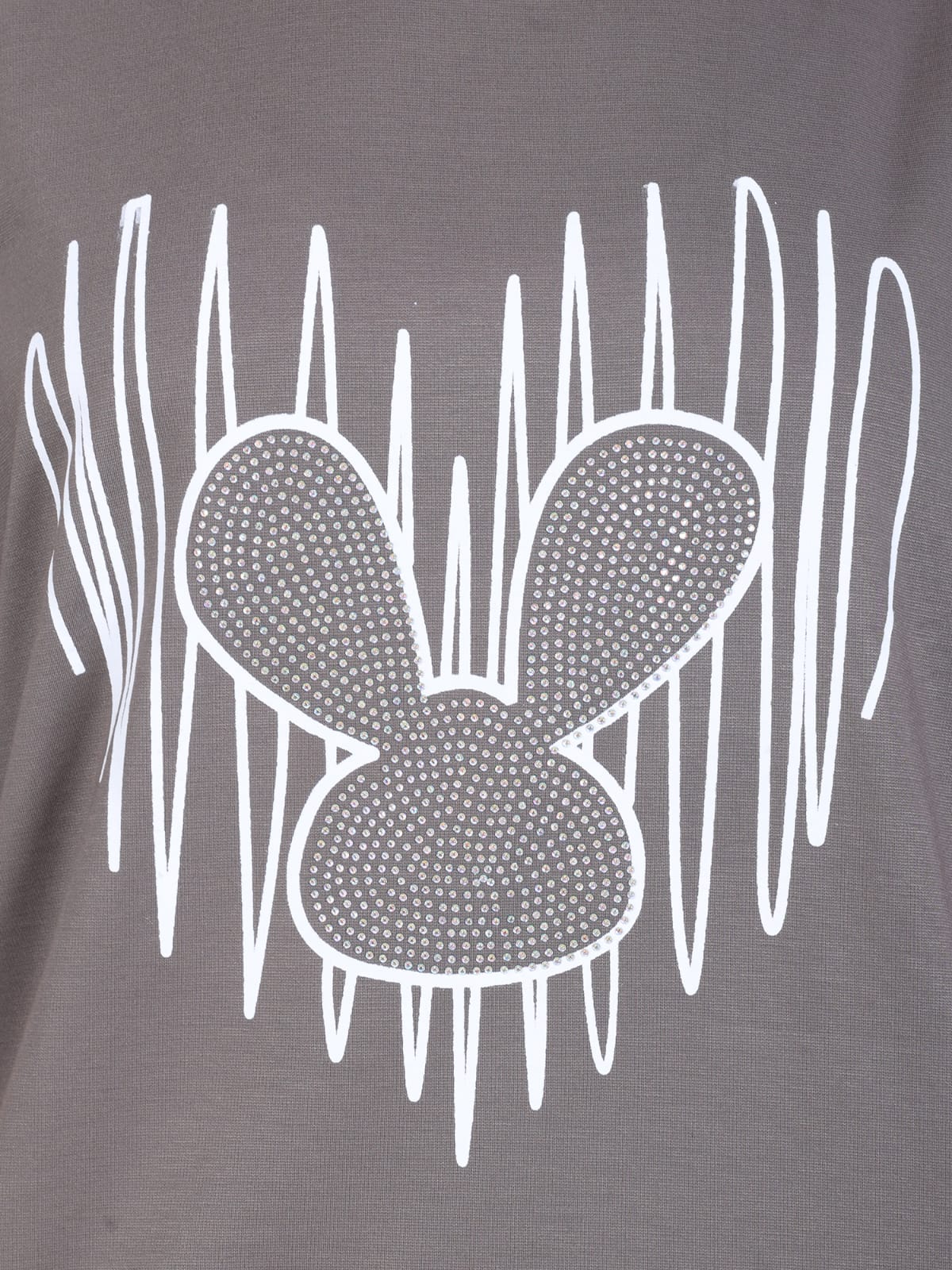 Graphic Print Grey T-Shirt