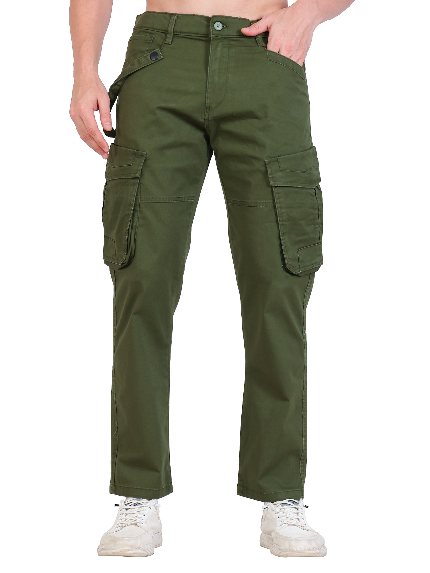 Men's Olive Green Cargo Pants