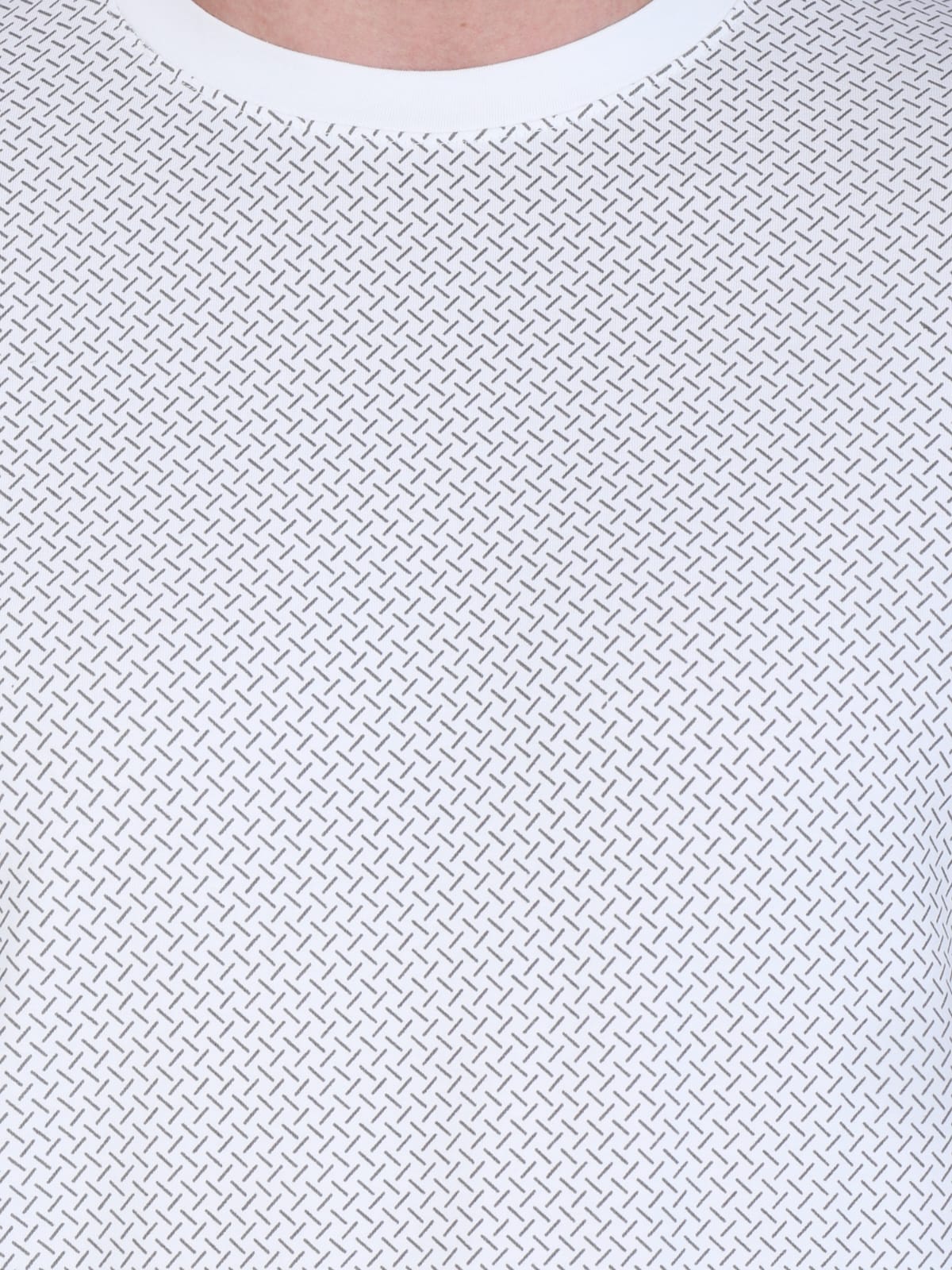 White Textured T-Shirt