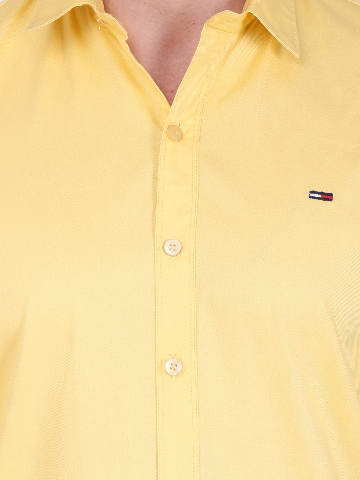 Men's Casual Yellow Shirt
