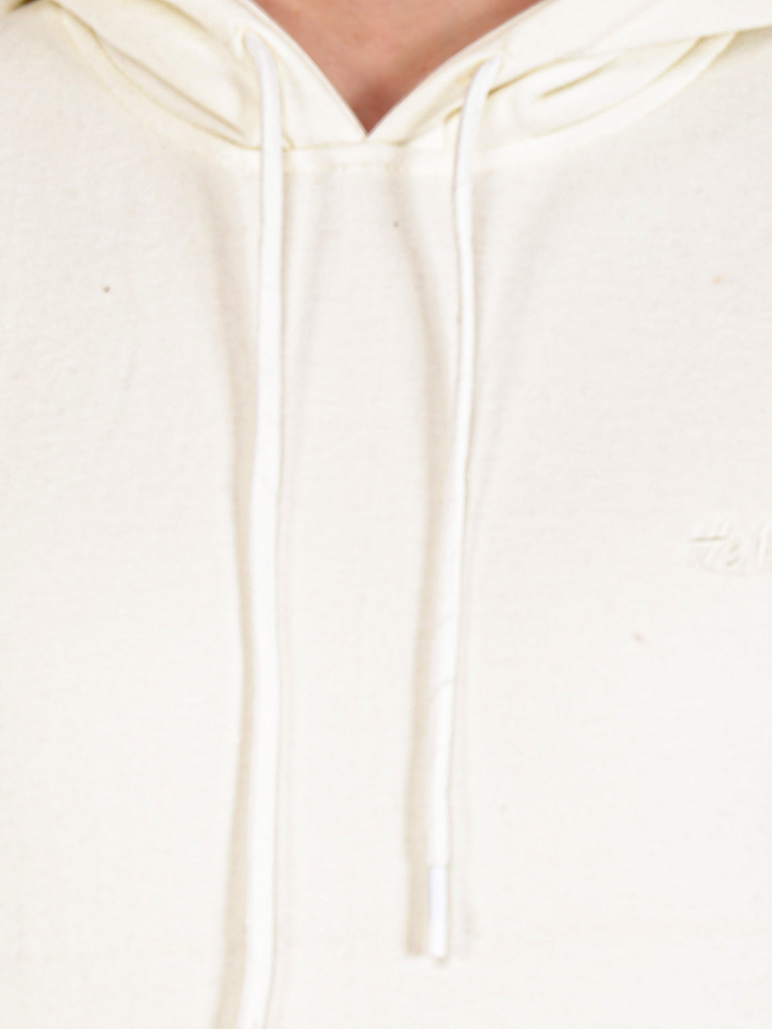 White Hoodie Sweatshirt