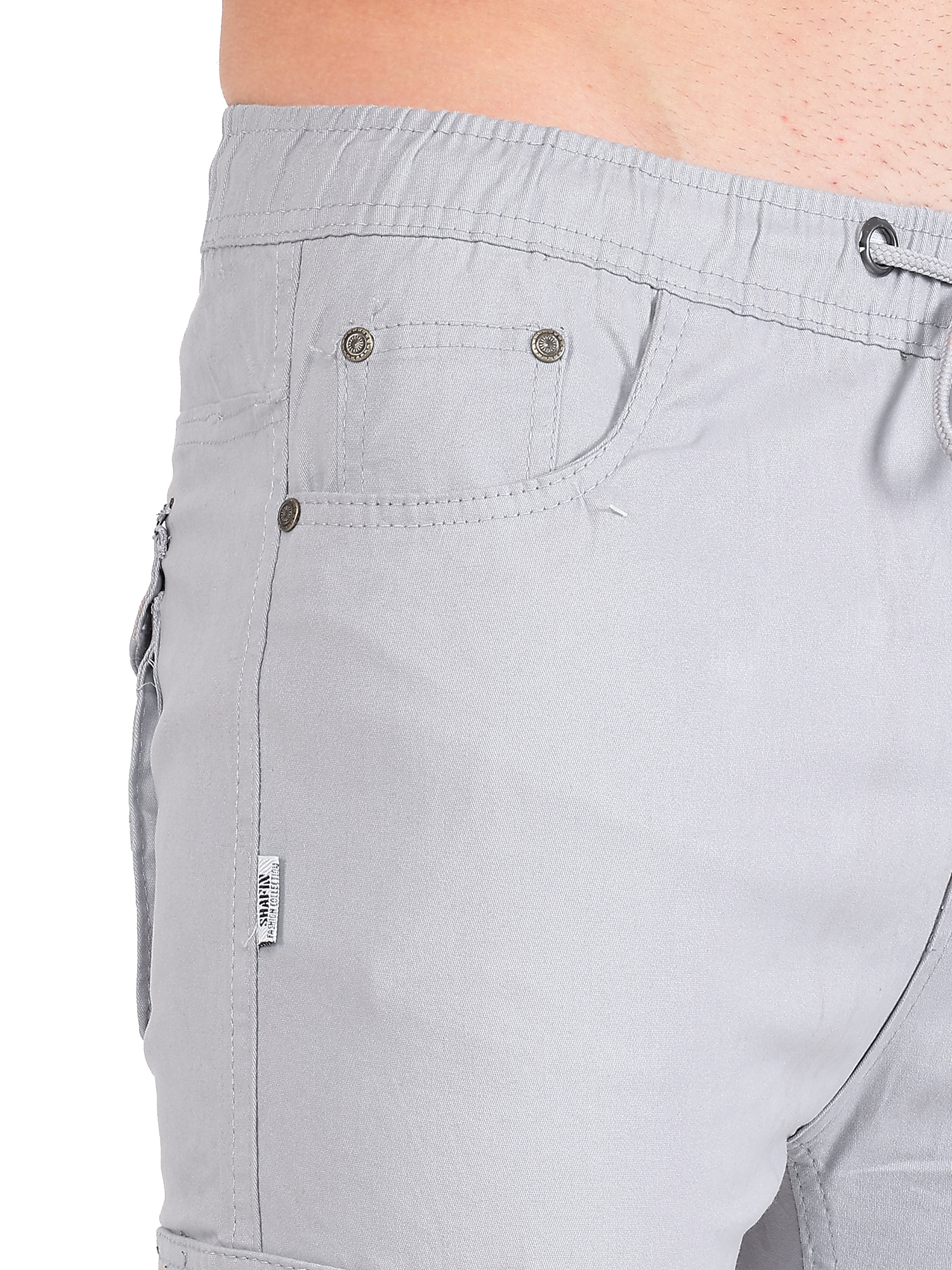 Men's Grey Cargo Joggers