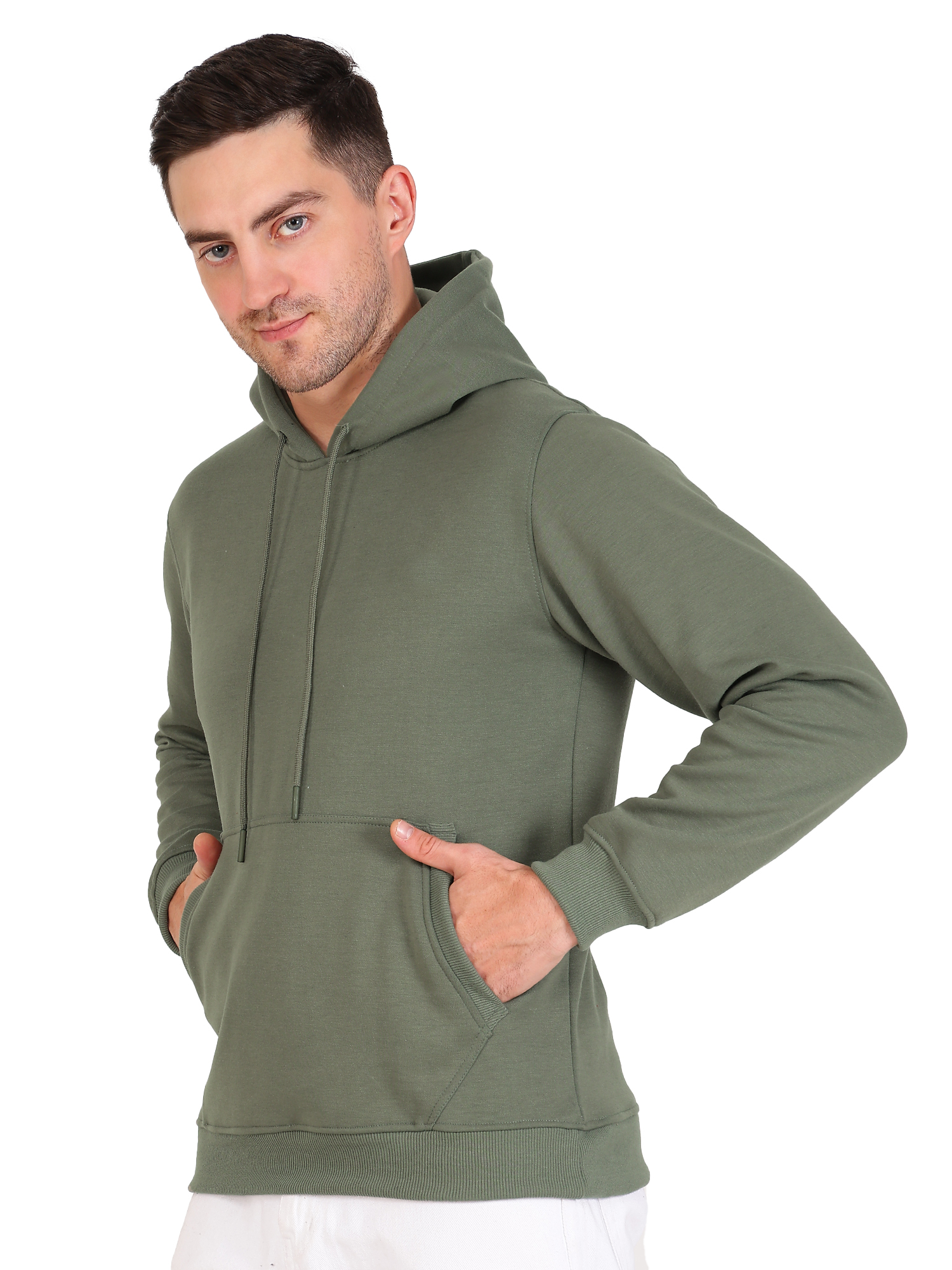 Classic Olive Green Hoodie