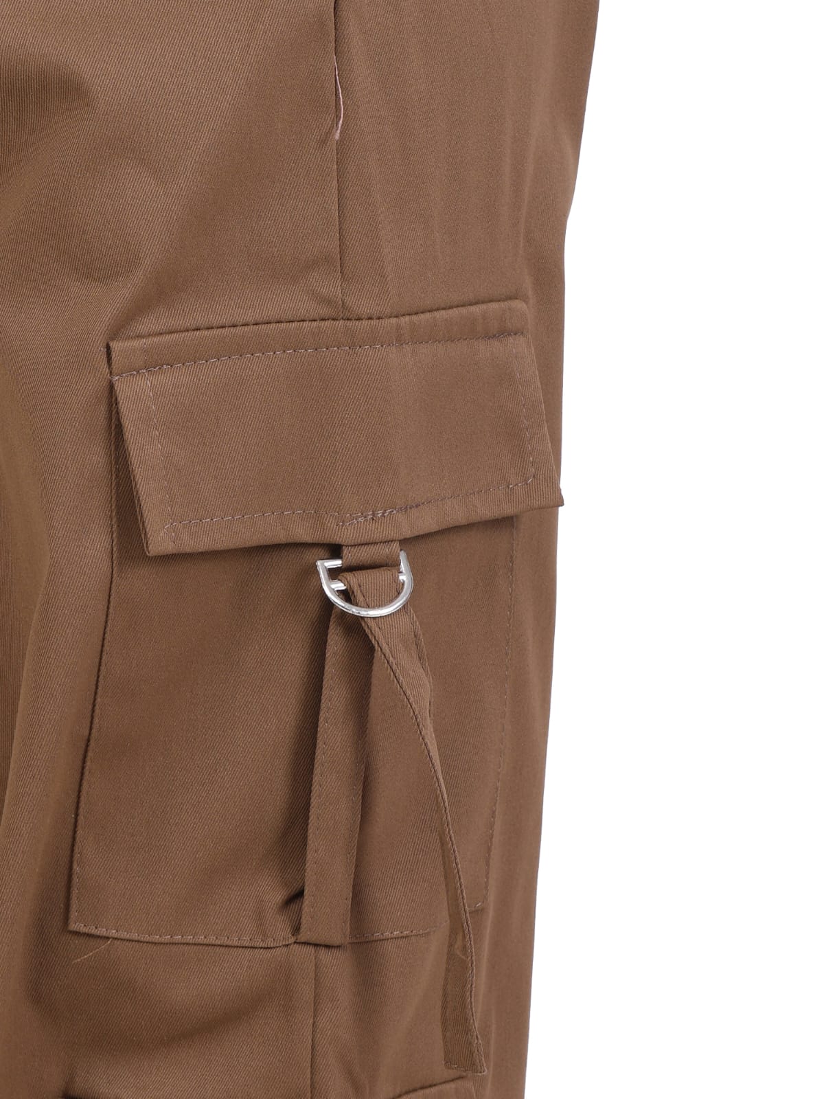 Brown Cargo Joggers