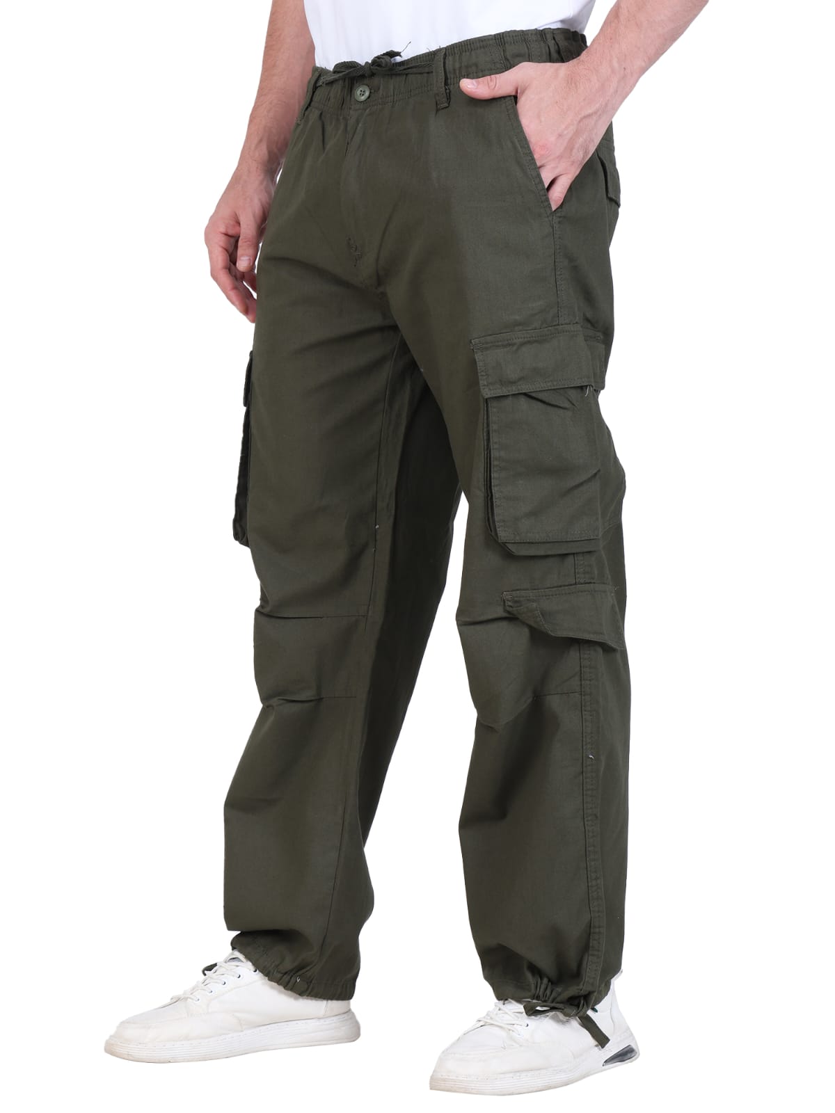 Men's Olive Cargo Pants