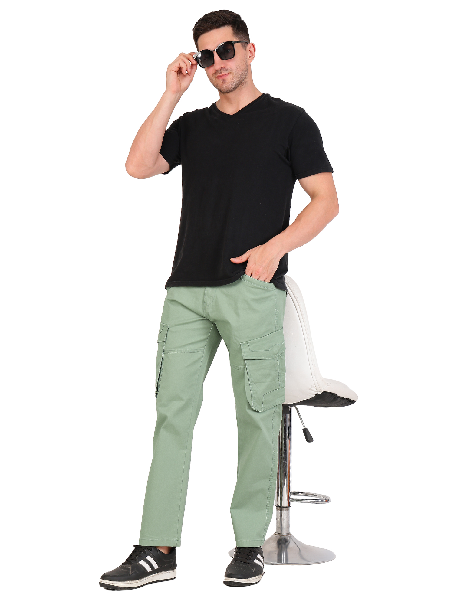 Men's Olive Green Cargo Pants