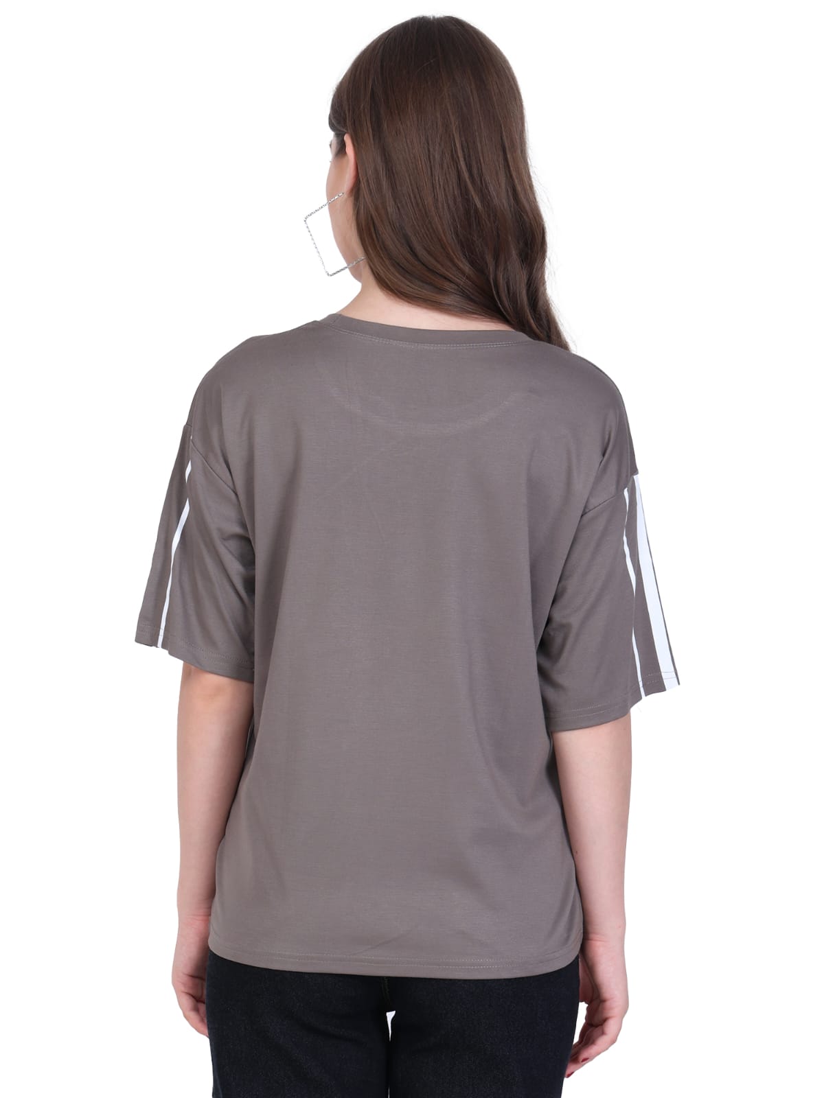 Graphic Print Grey T-Shirt