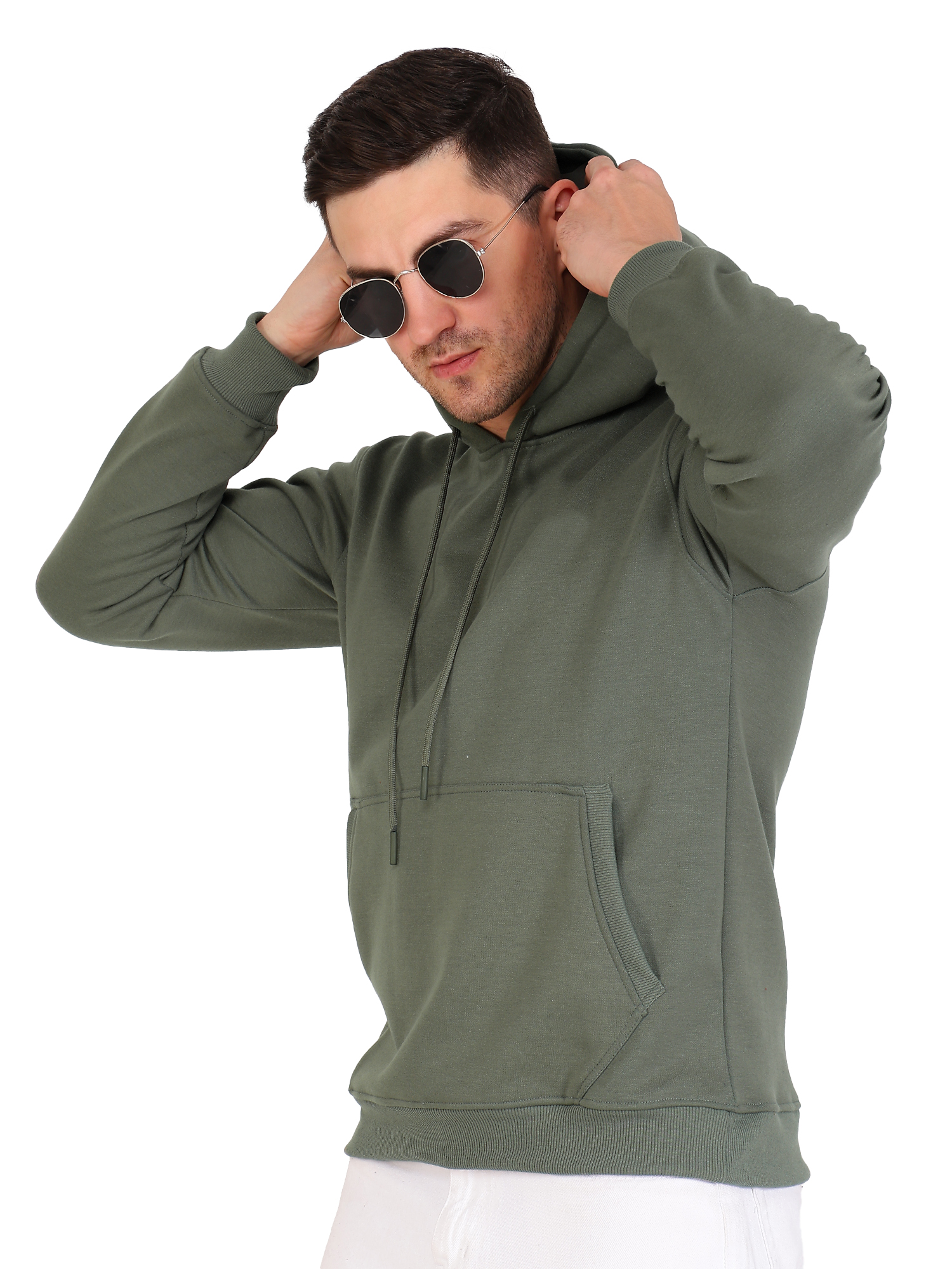 Classic Olive Green Hoodie