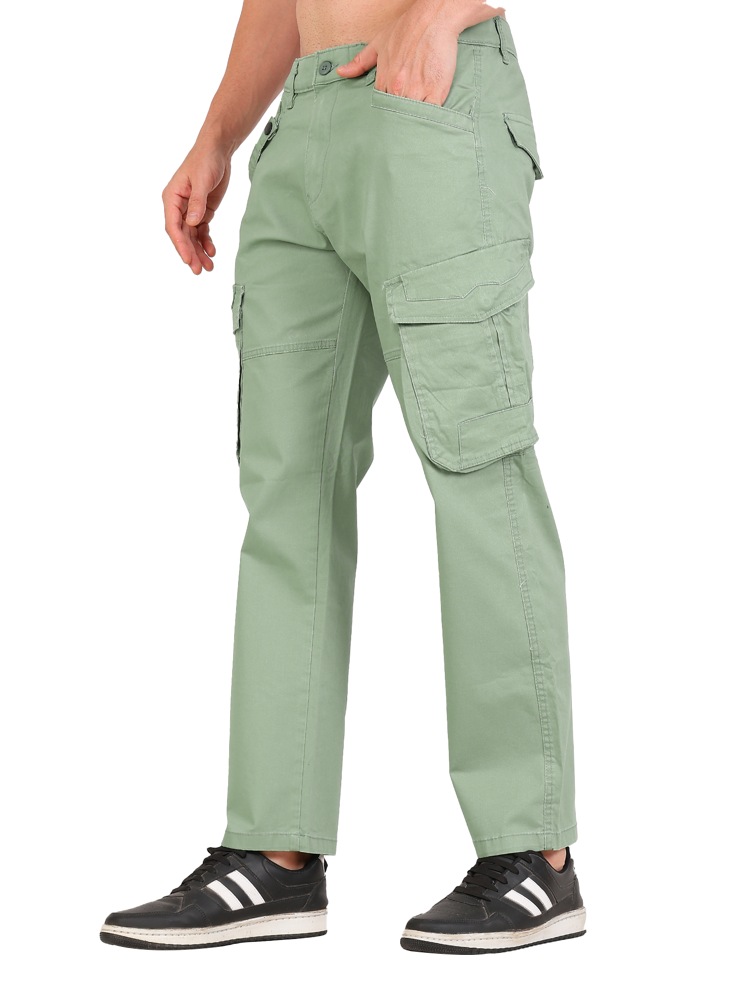 Men's Olive Green Cargo Pants