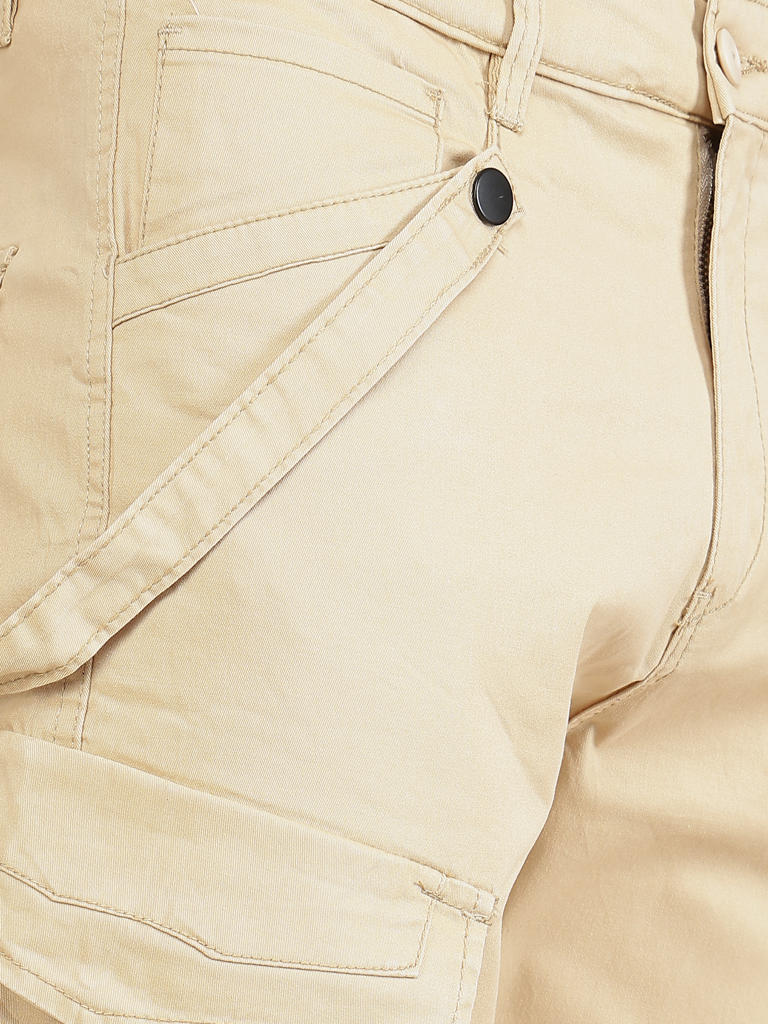 Men's Beige Cargo Pants