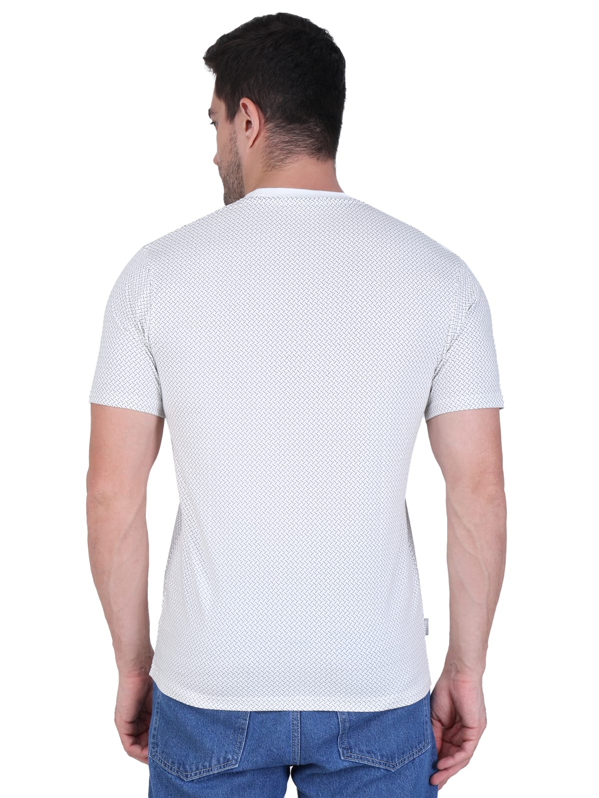 White Textured T-Shirt