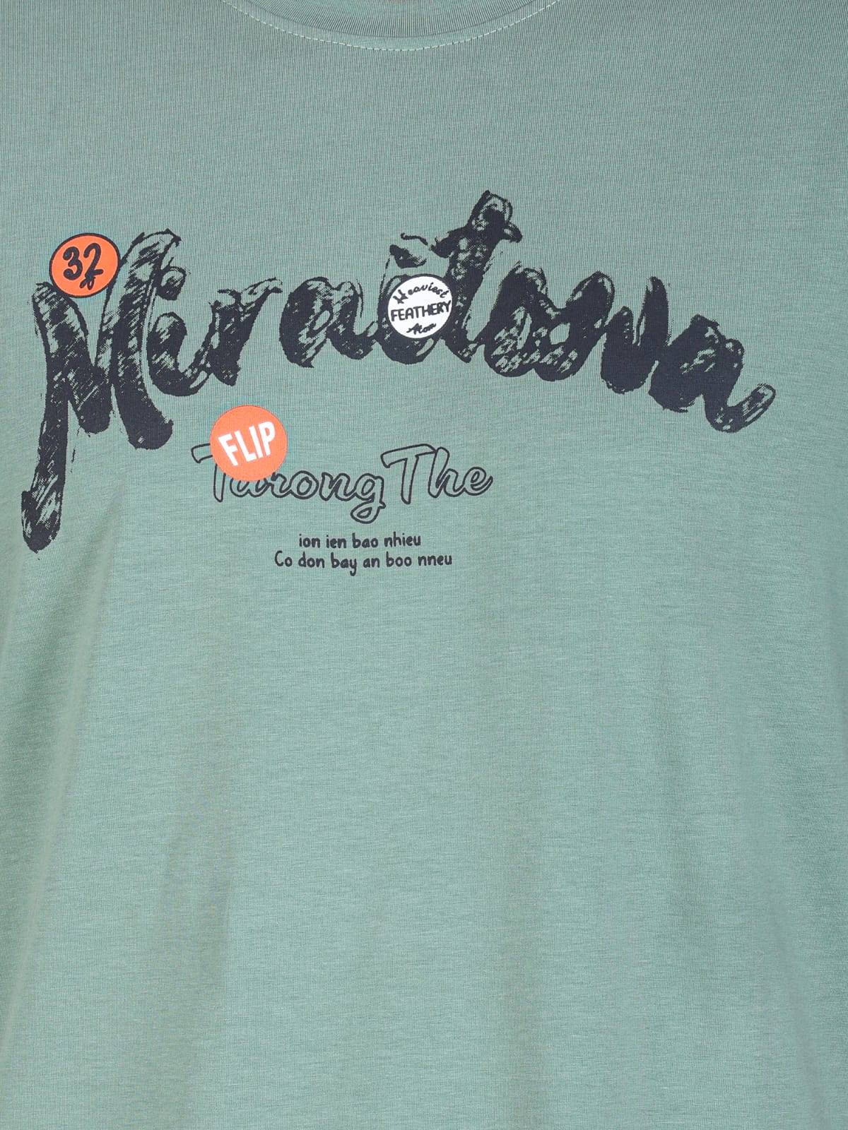 Green Casual Printed T-Shirt