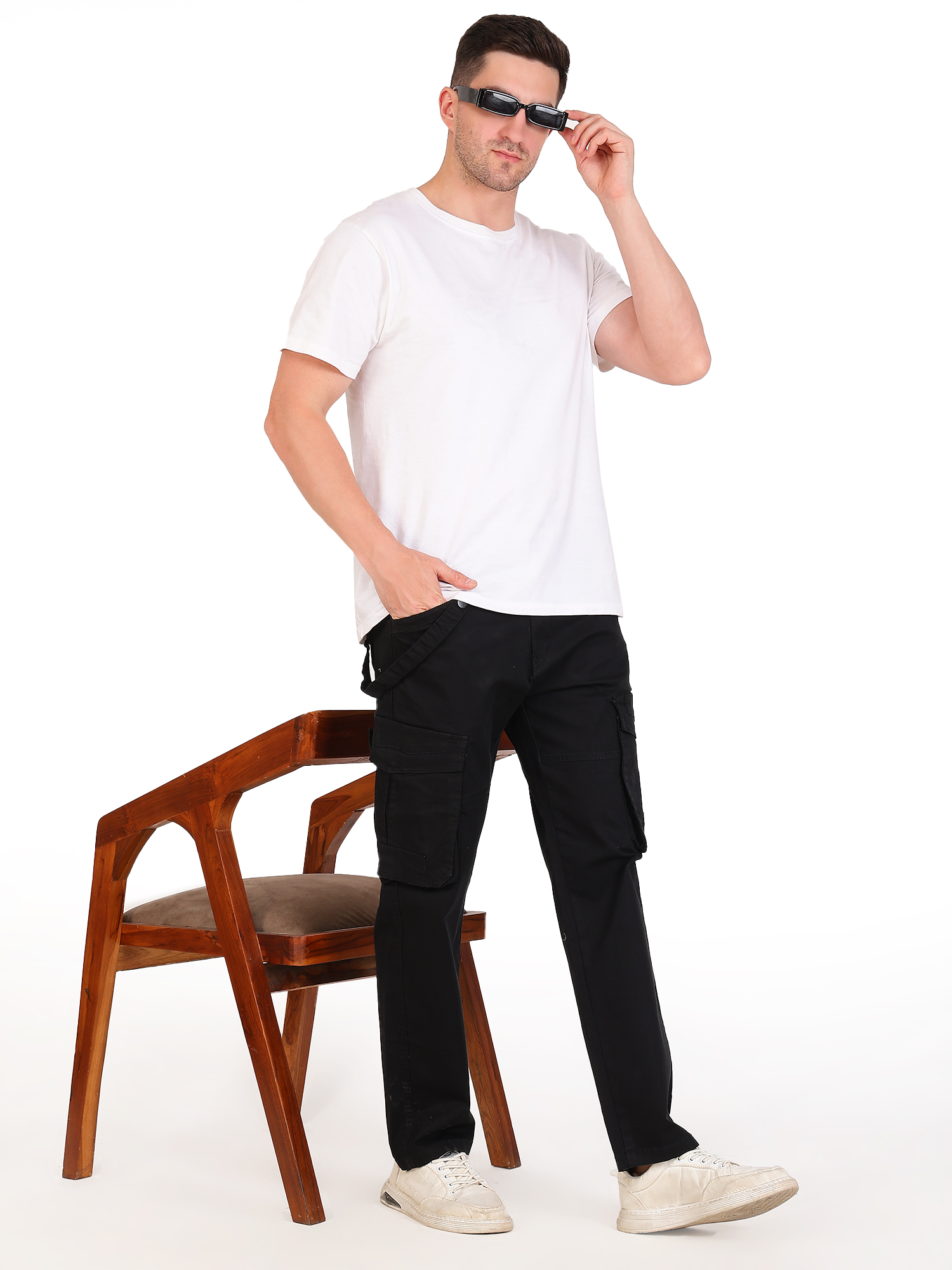 Men's Black Cargo Pants