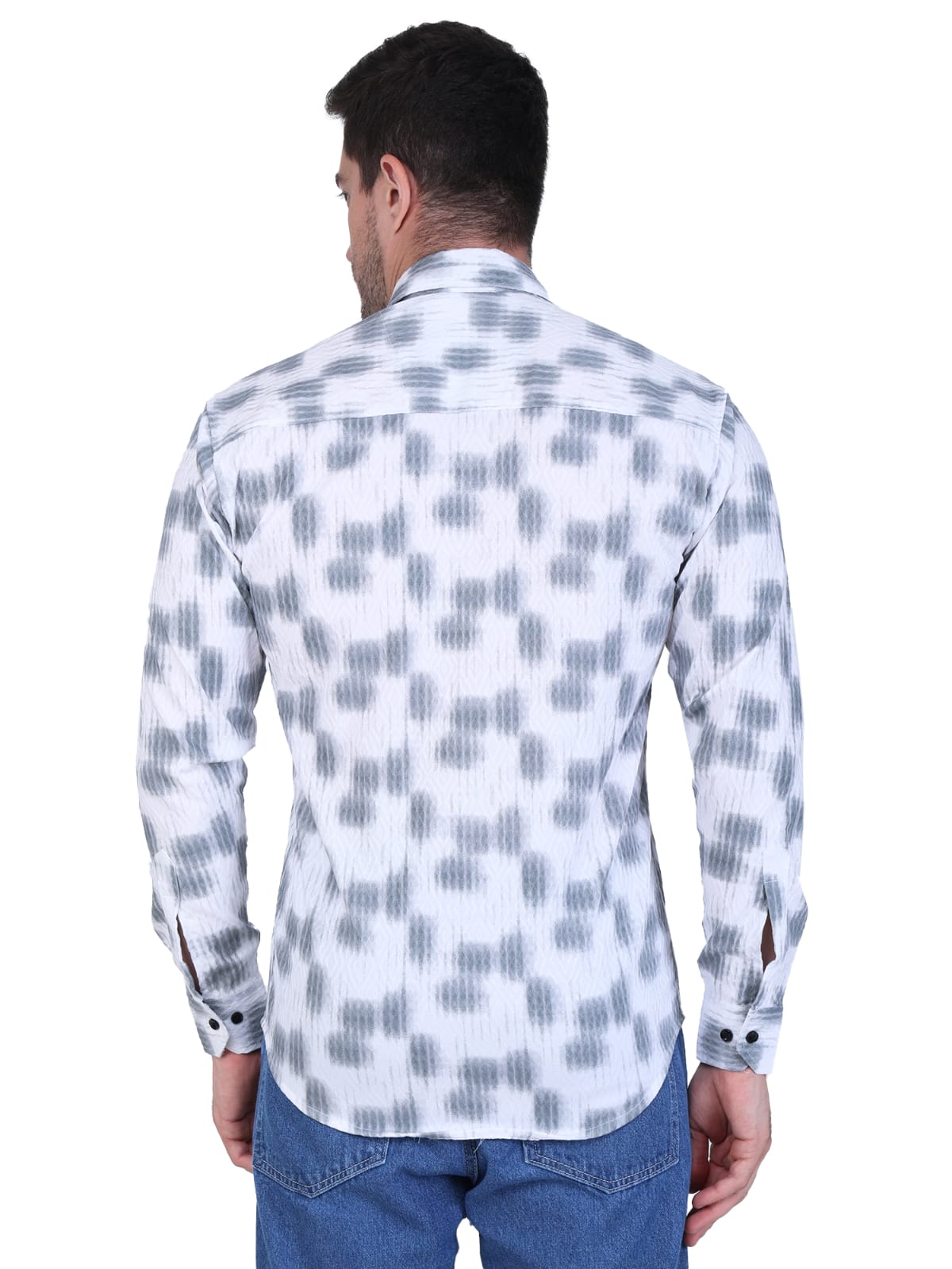 Men's Patterned Long Sleeve Shirt
