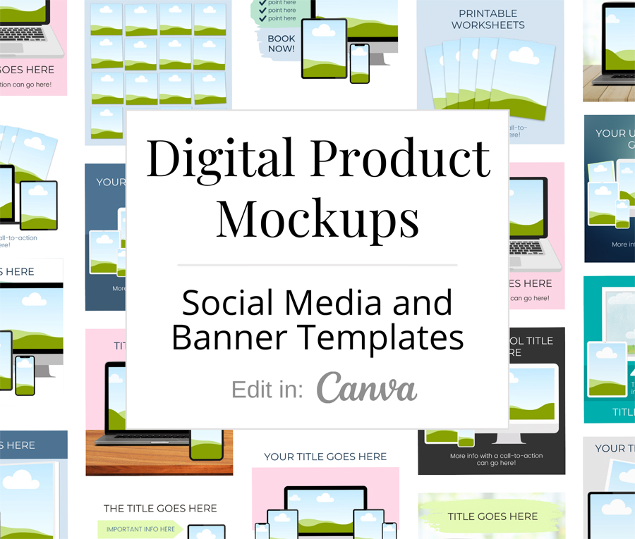Digital Product Mockups