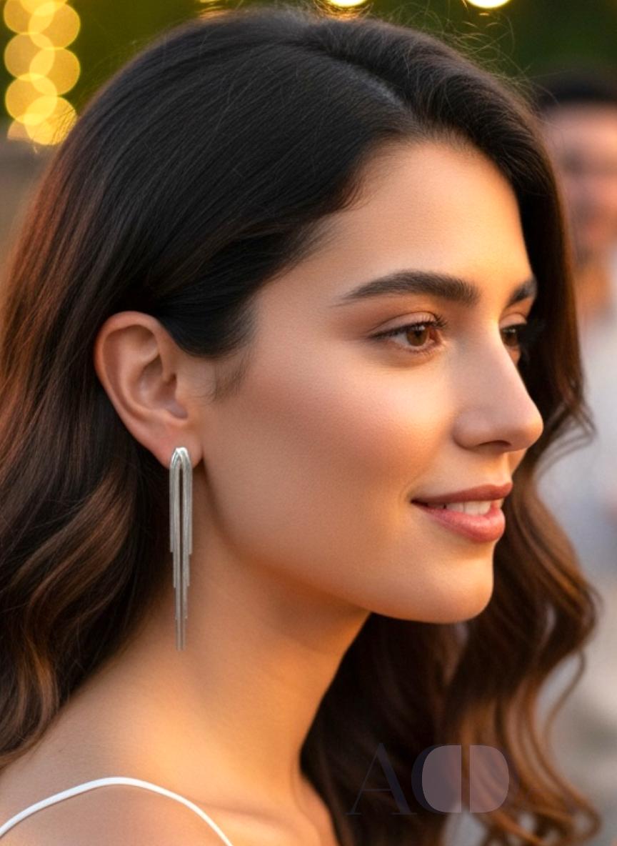 Aros largos de fiesta