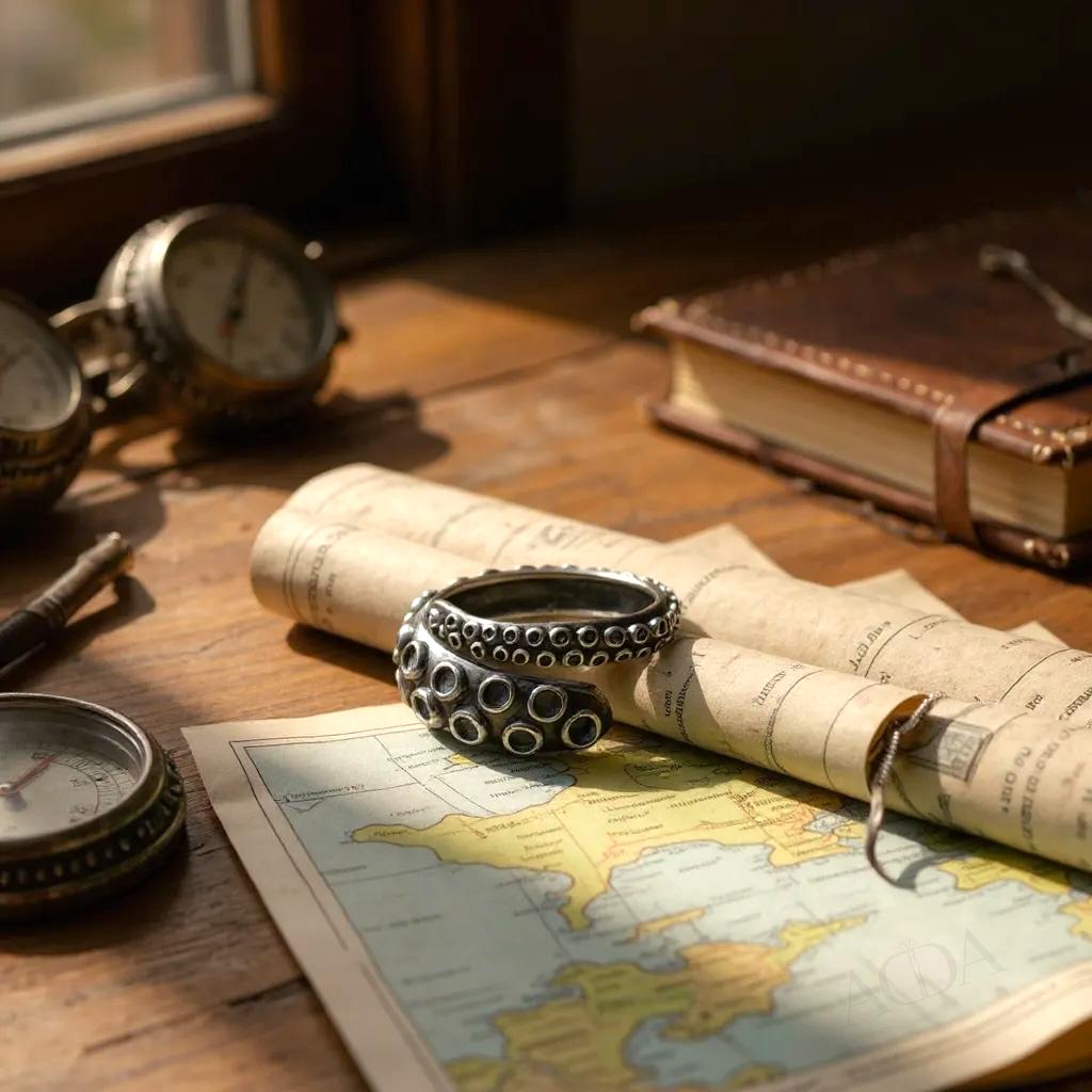 Anillo Tentáculo pulpo