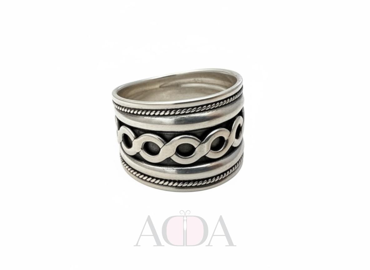 Anillo de plata Etnico