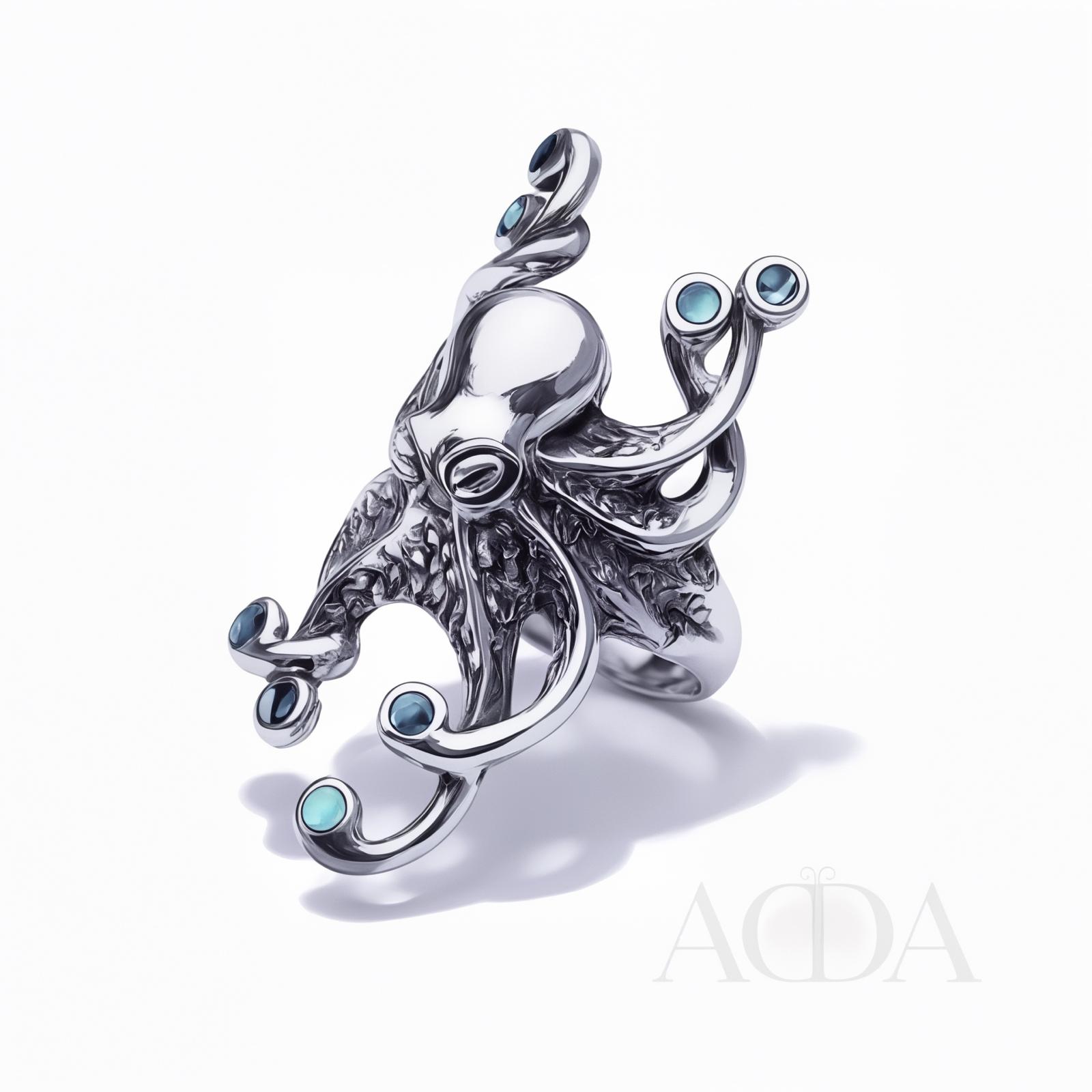 Anillo Pulpo Plata
