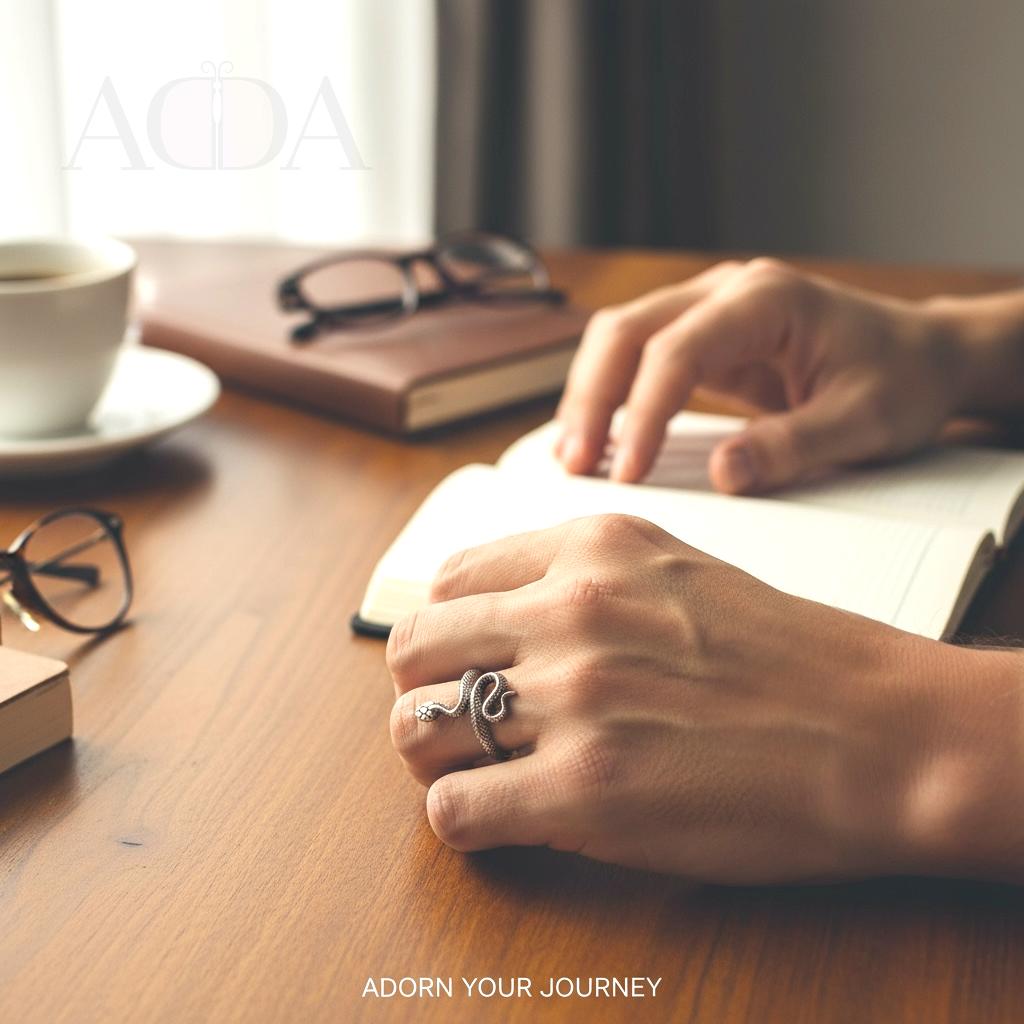 Anillo Serpiente Vintage