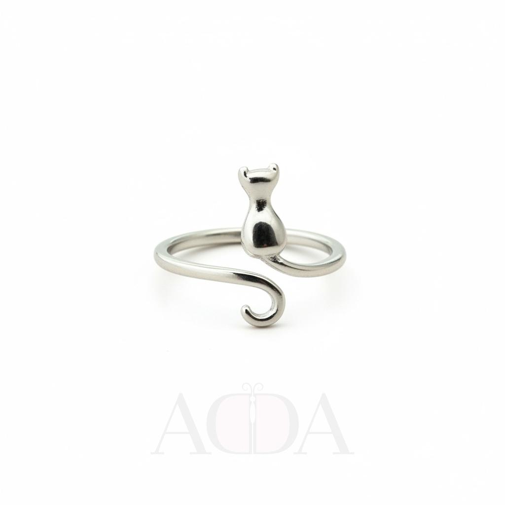 Anillo Gato Minimalista