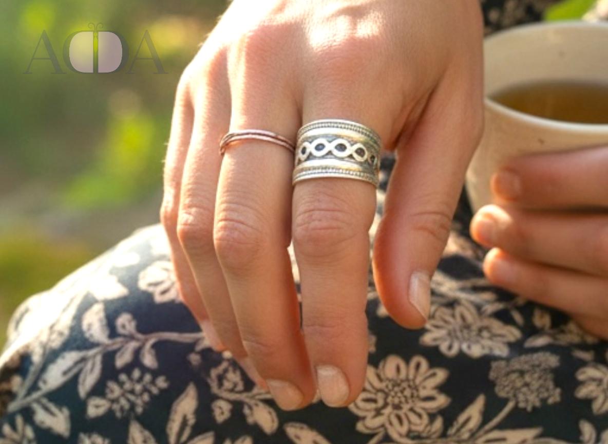 Anillo de plata Etnico