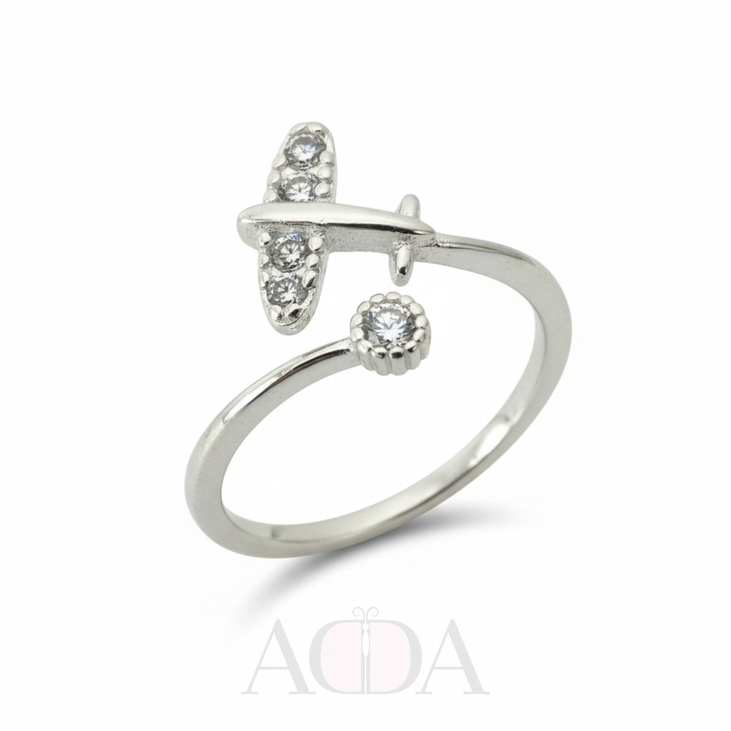 Anillo de avión con cristales