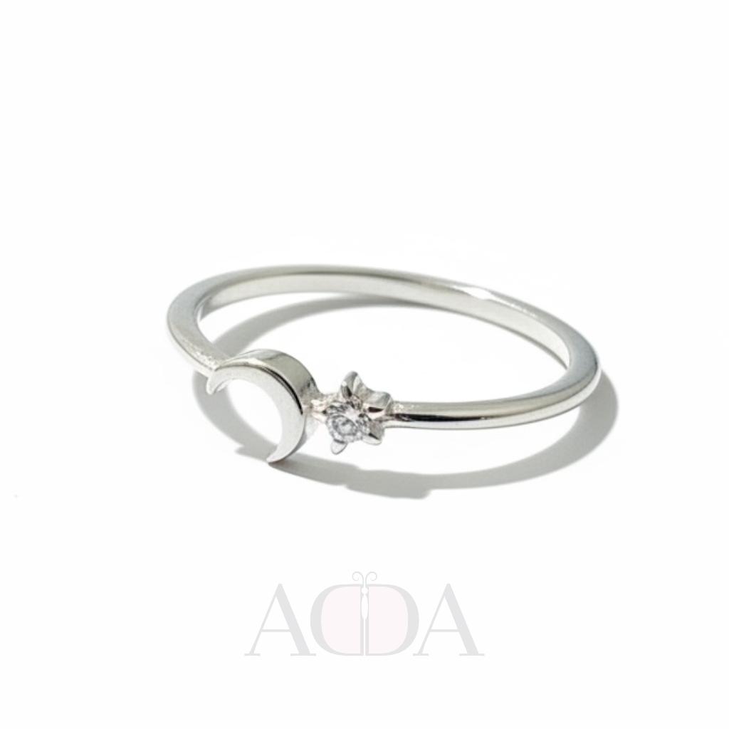 Anillo de luna y estrella