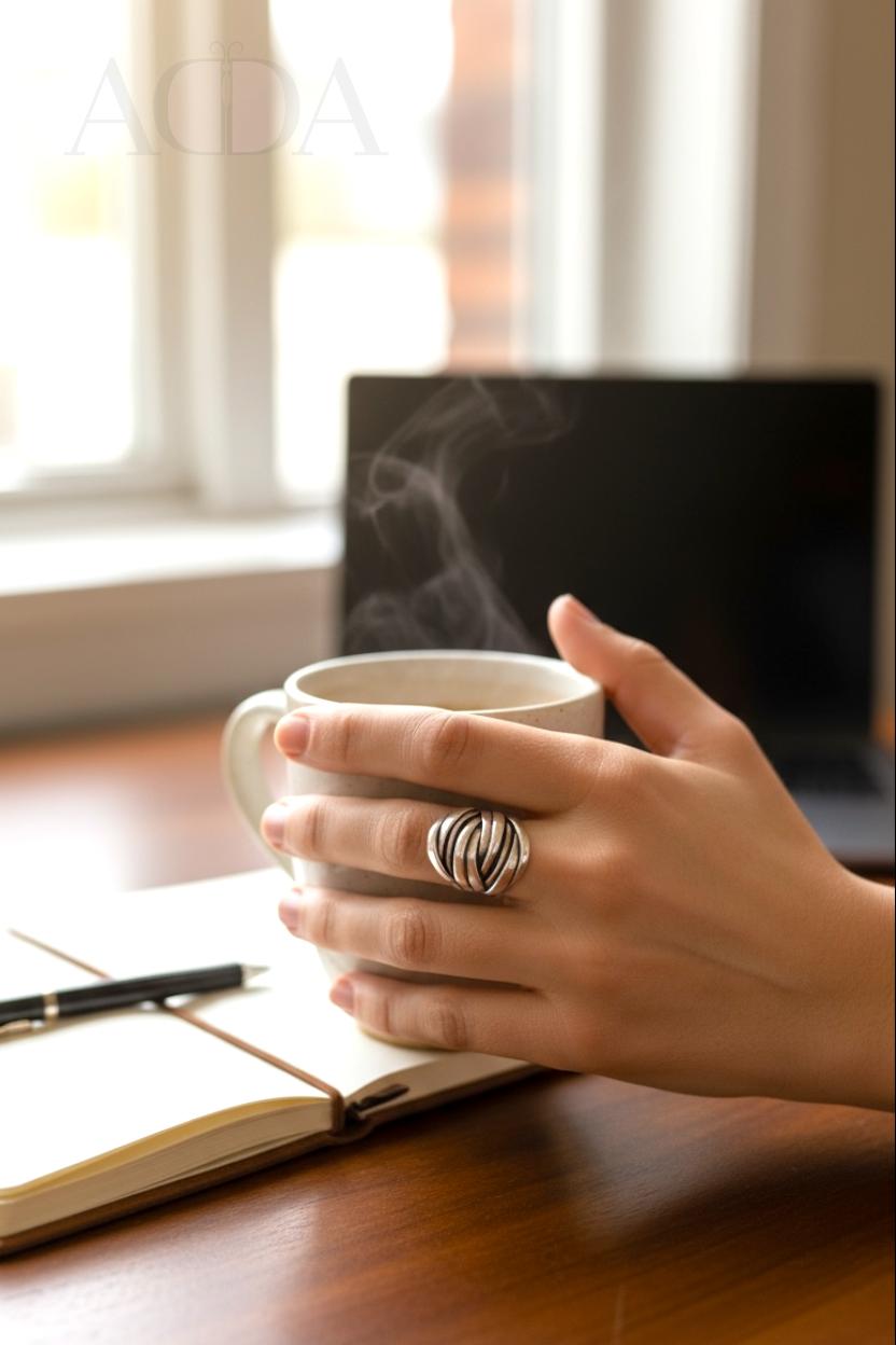 Anillo de Plata Trenzado