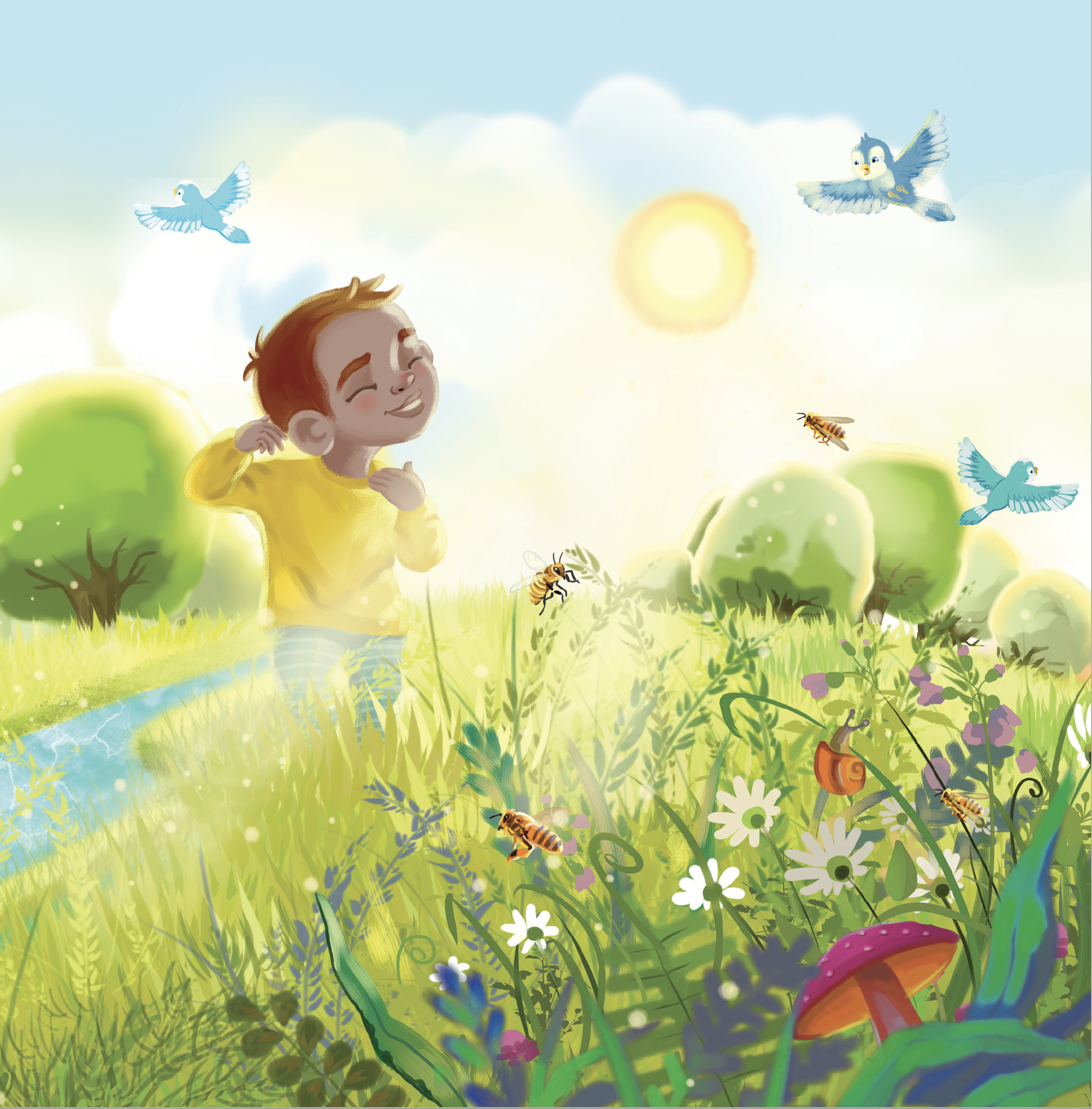 Good Morning, hello. Good Night, sweet dreams