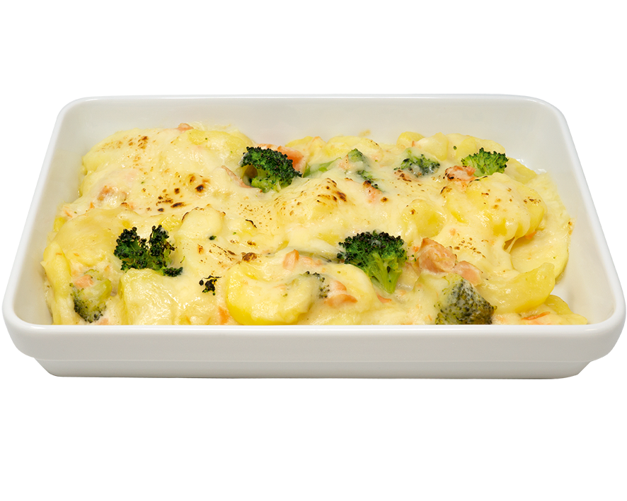 Lachs-Kartoffelauflauf