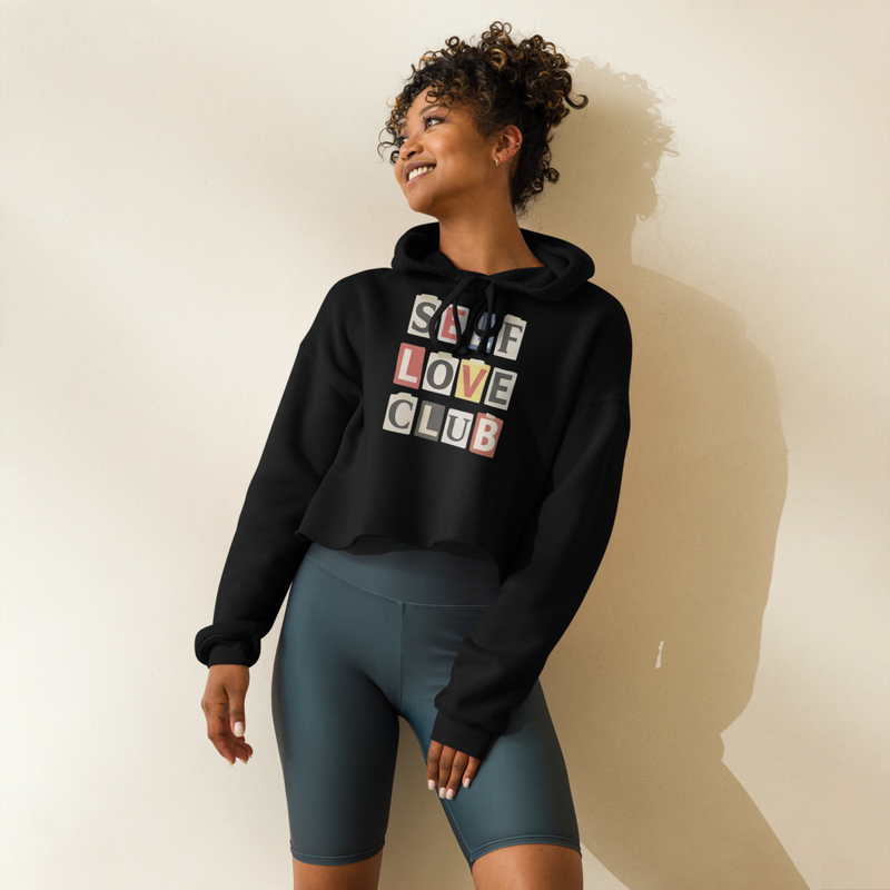 Self love Crop Hoodie