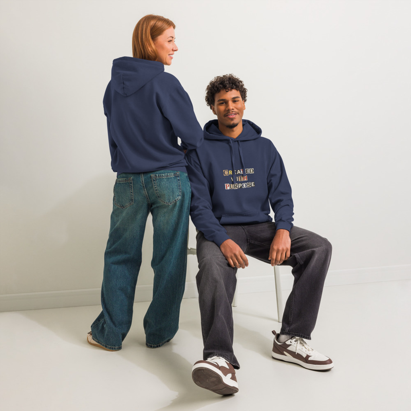 Unisex garment-dyed hoodie