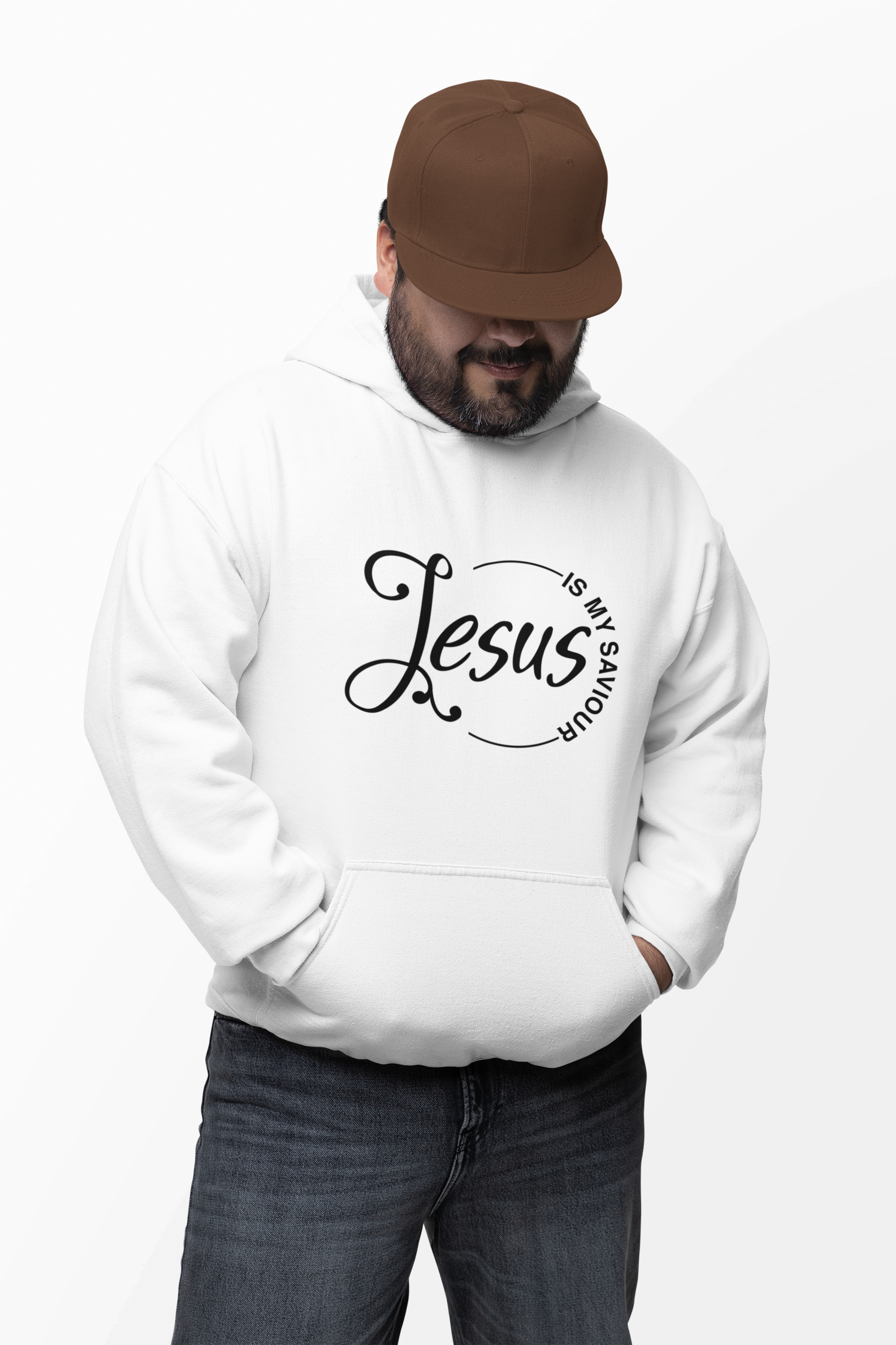 JM Brushed Fleece Dropped Shoulders Hooded Sweatshirt