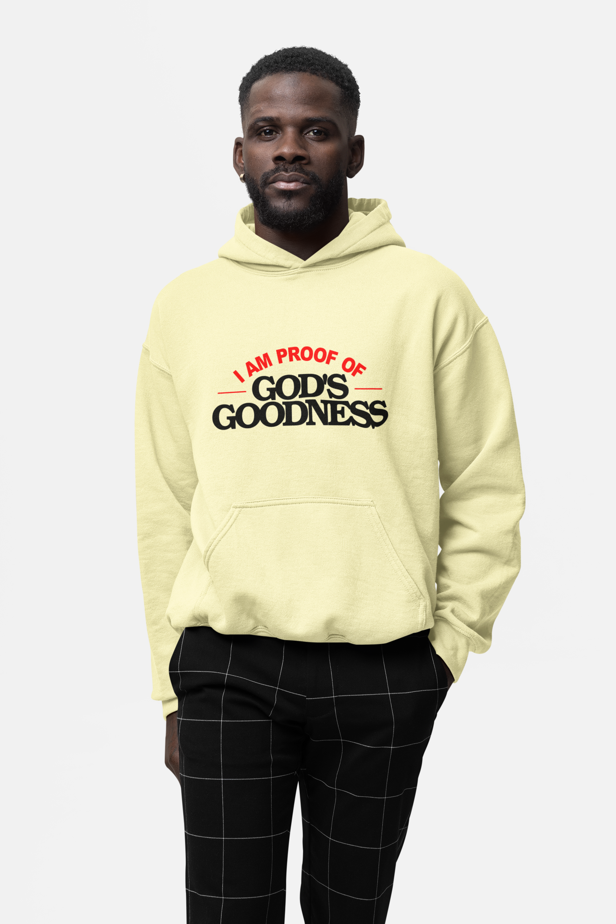 Brushed Fleece Dropped Shoulders Hooded Sweatshirt