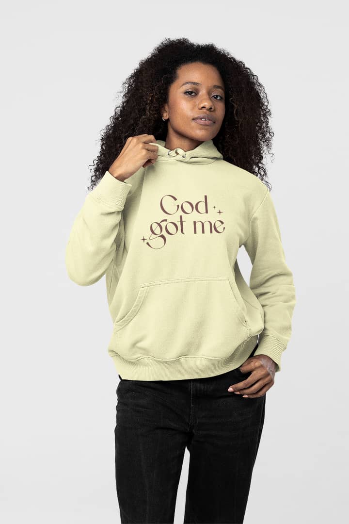 GGM Brushed Fleece Dropped Shoulders Hooded Sweatshirt