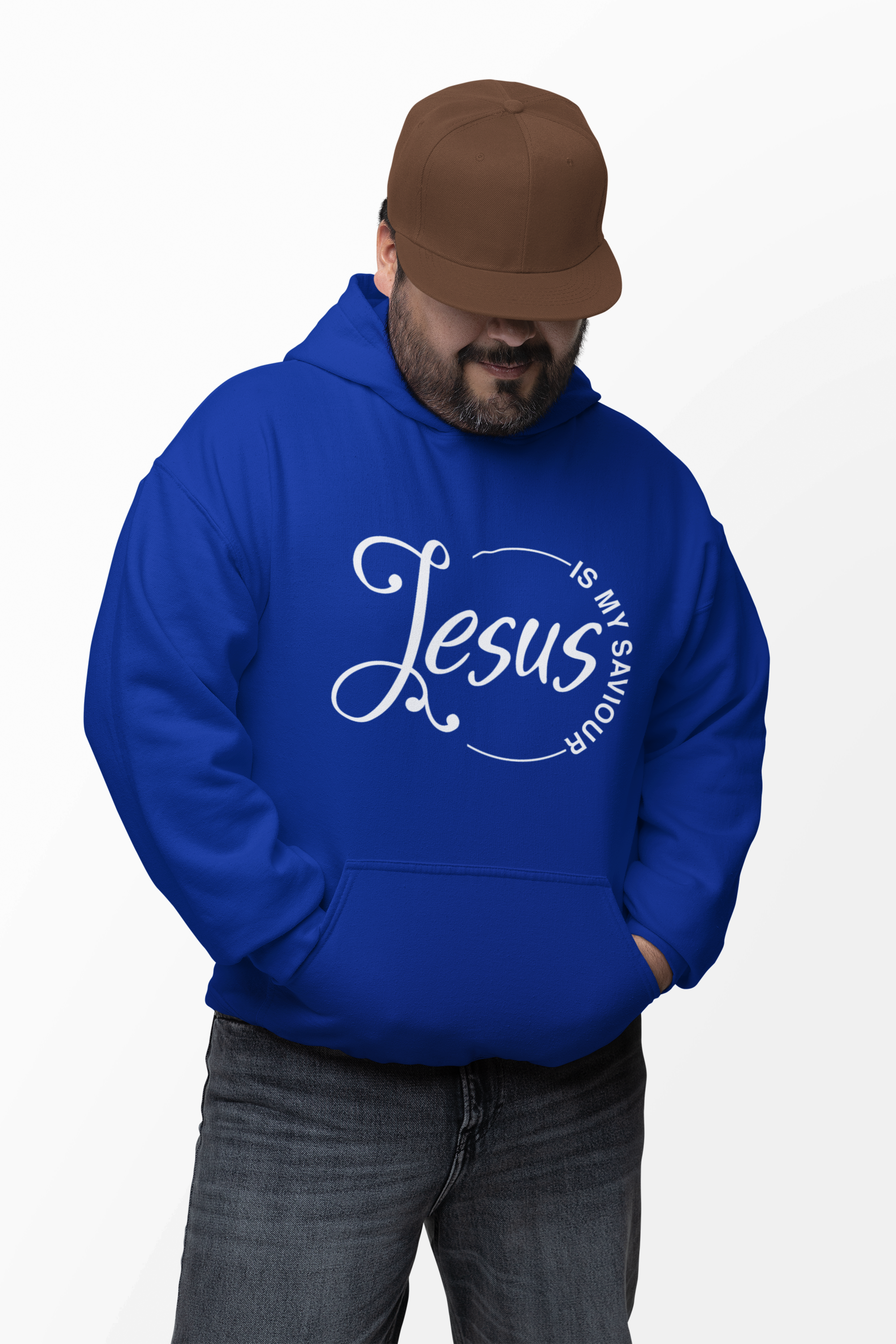 JM Brushed Fleece Dropped Shoulders Hooded Sweatshirt