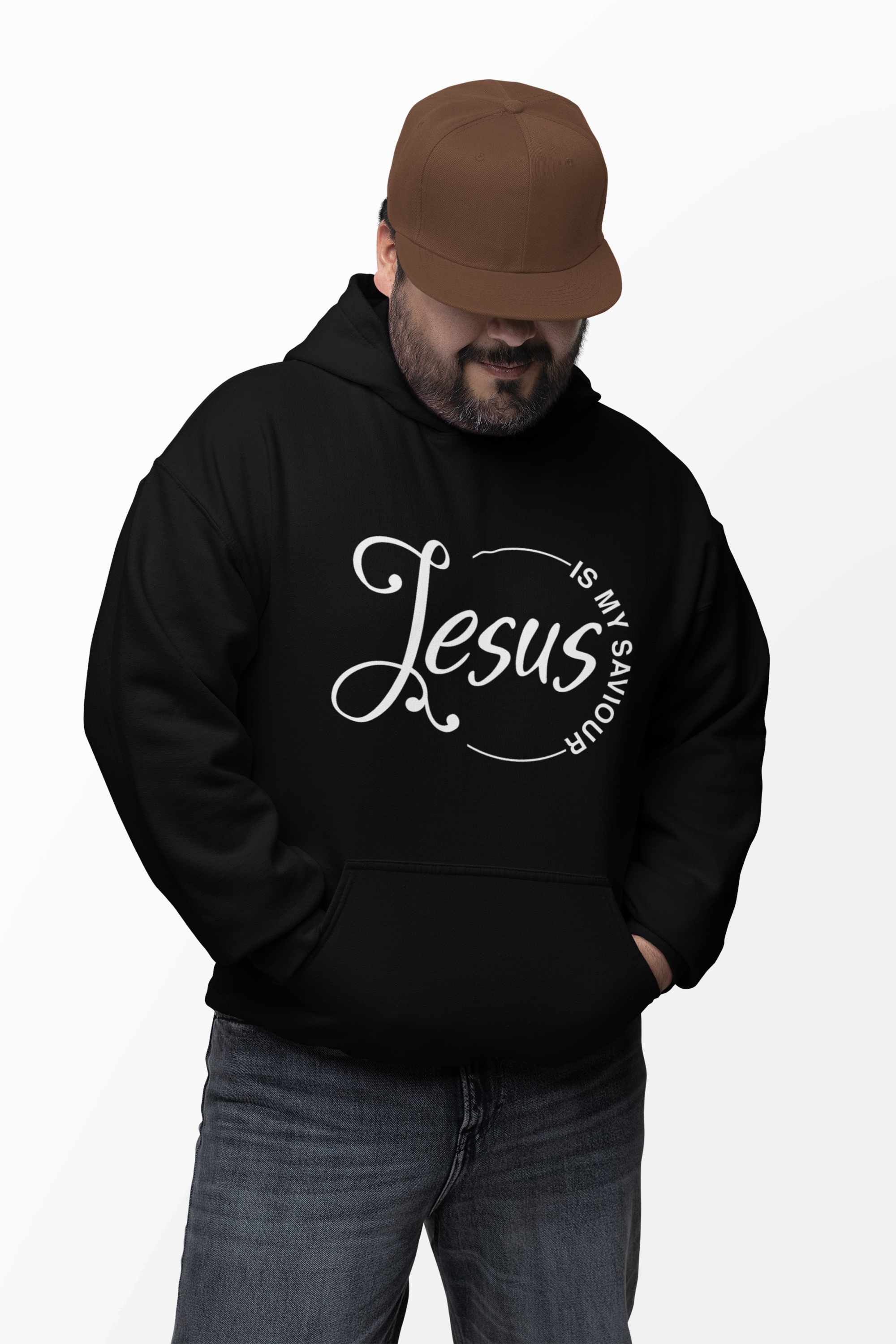 JM Brushed Fleece Dropped Shoulders Hooded Sweatshirt