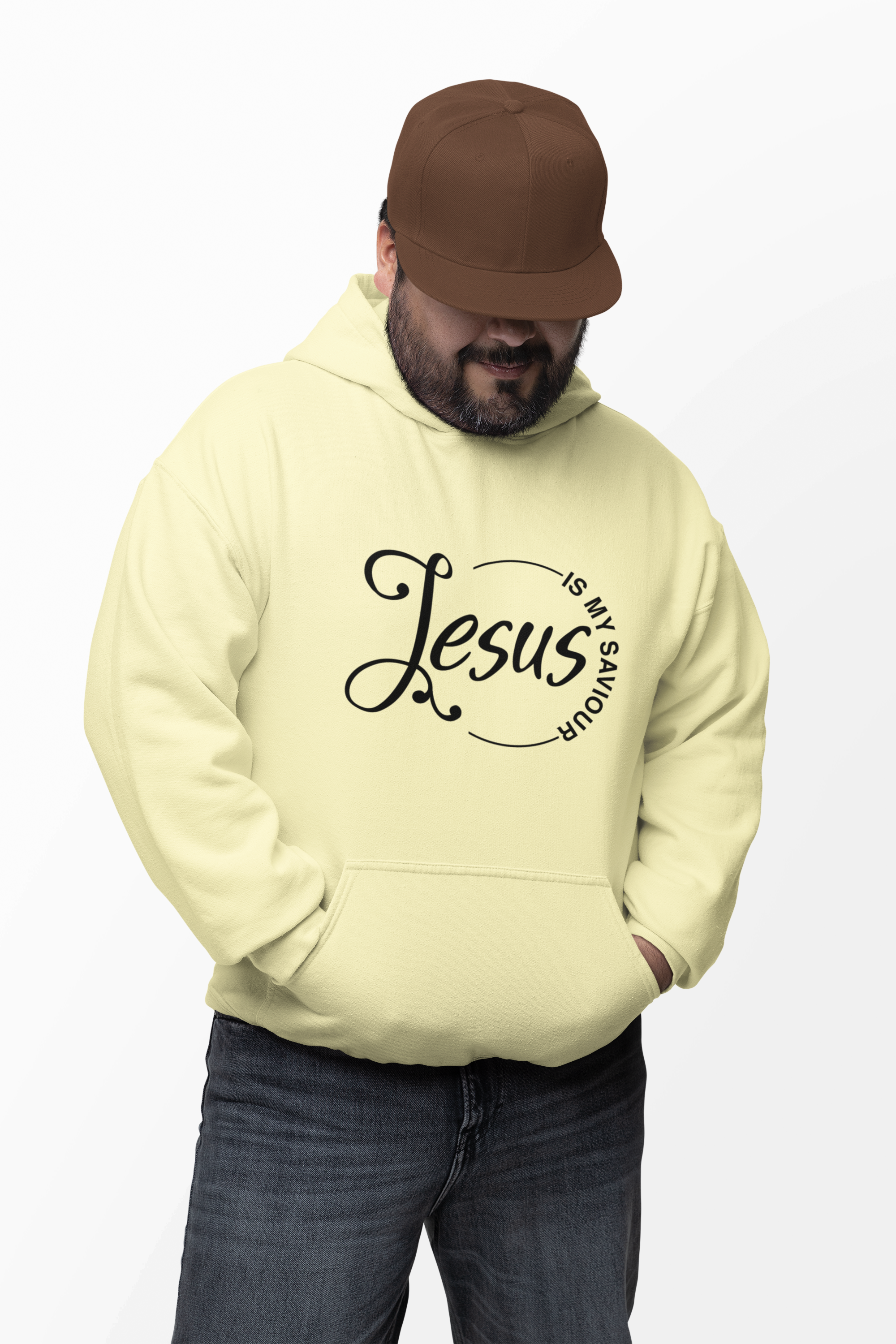 JM Brushed Fleece Dropped Shoulders Hooded Sweatshirt